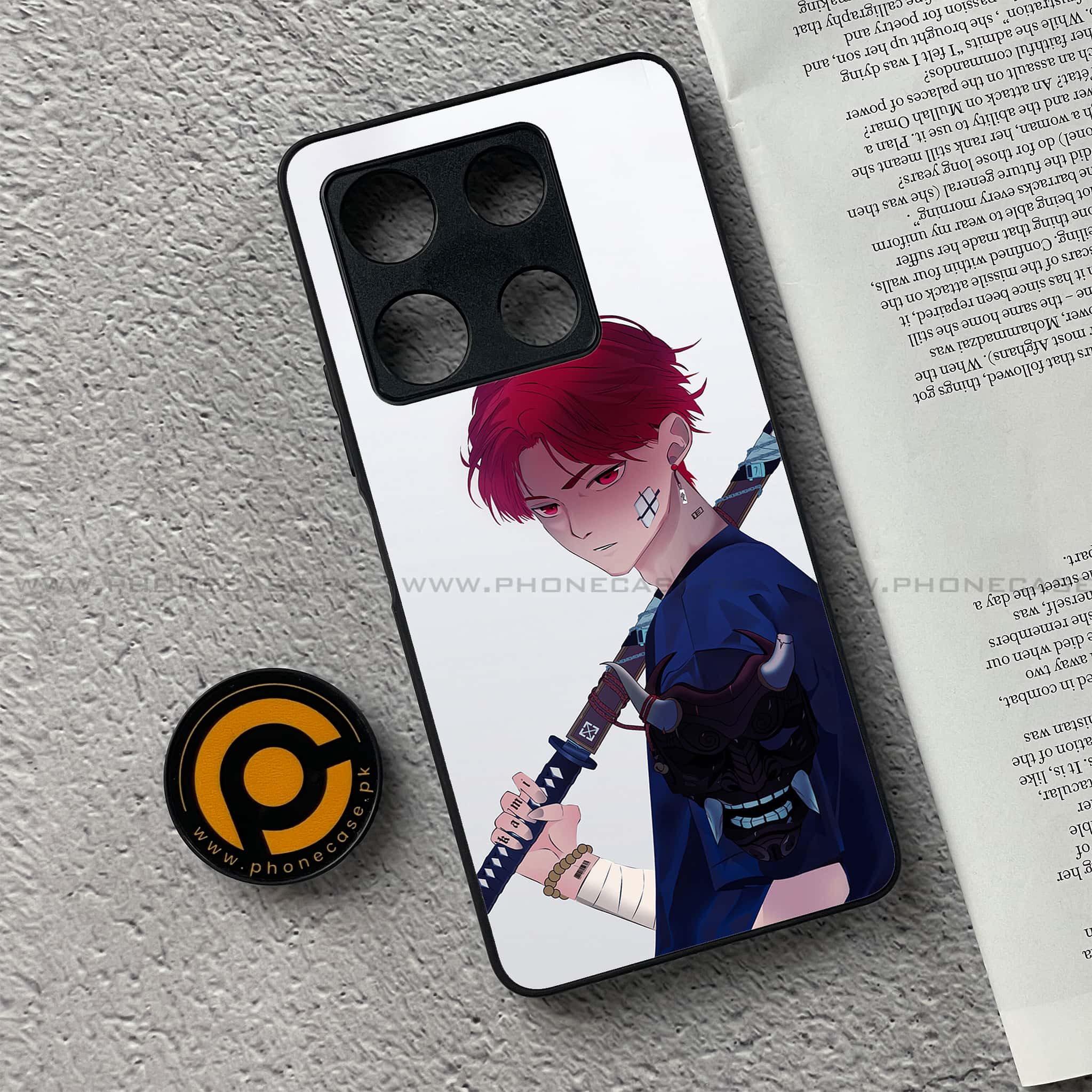 Infinix Note 30 Pro - Anime Series - Premium Metal Printed soft Bumper shock Proof Case