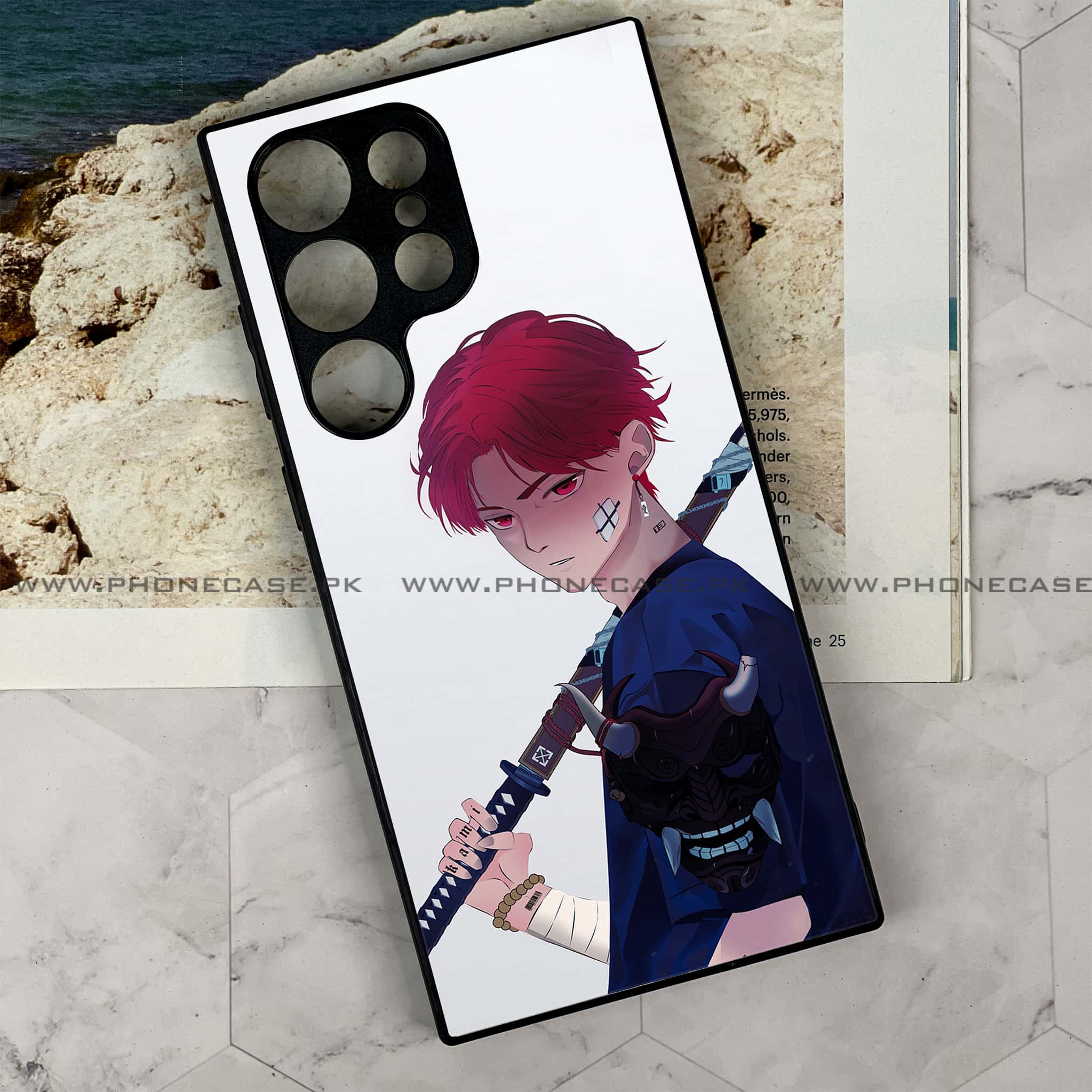 Samsung Galaxy S24 Ultra - Anime Series - Premium Metal Printed soft Bumper shock Proof Case