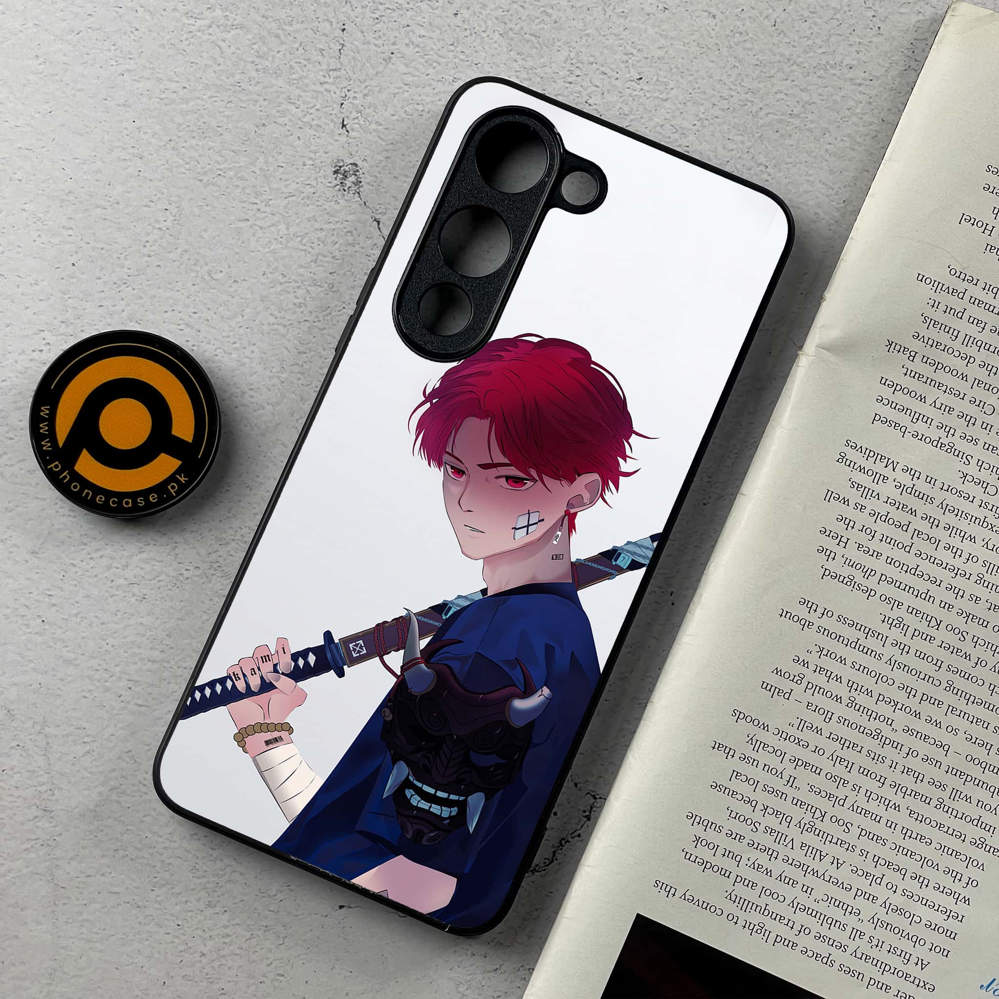 Vivo Y04 - Anime Series - Premium Metal Printed Soft Bumper Shockproof Case
