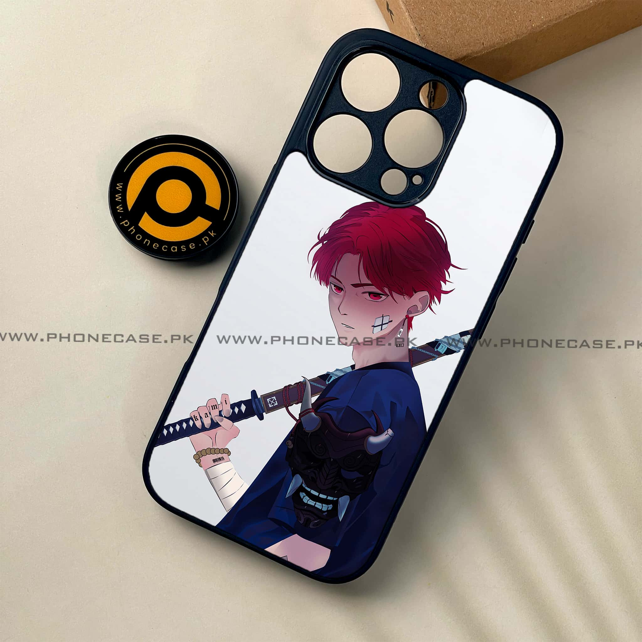 iPhone 16 Pro - Anime Series - Premium Printed Glass soft Bumper shock Proof Case