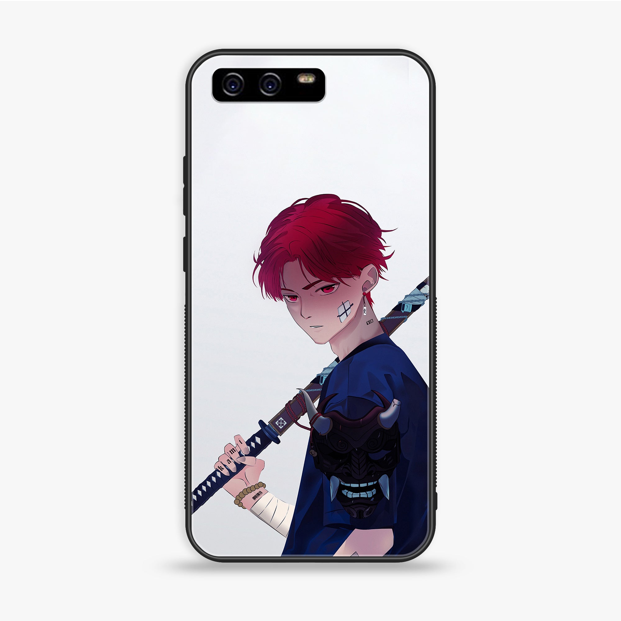 Huawei P10 Plus - Anime Series - Premium Printed Glass soft Bumper shock Proof Case