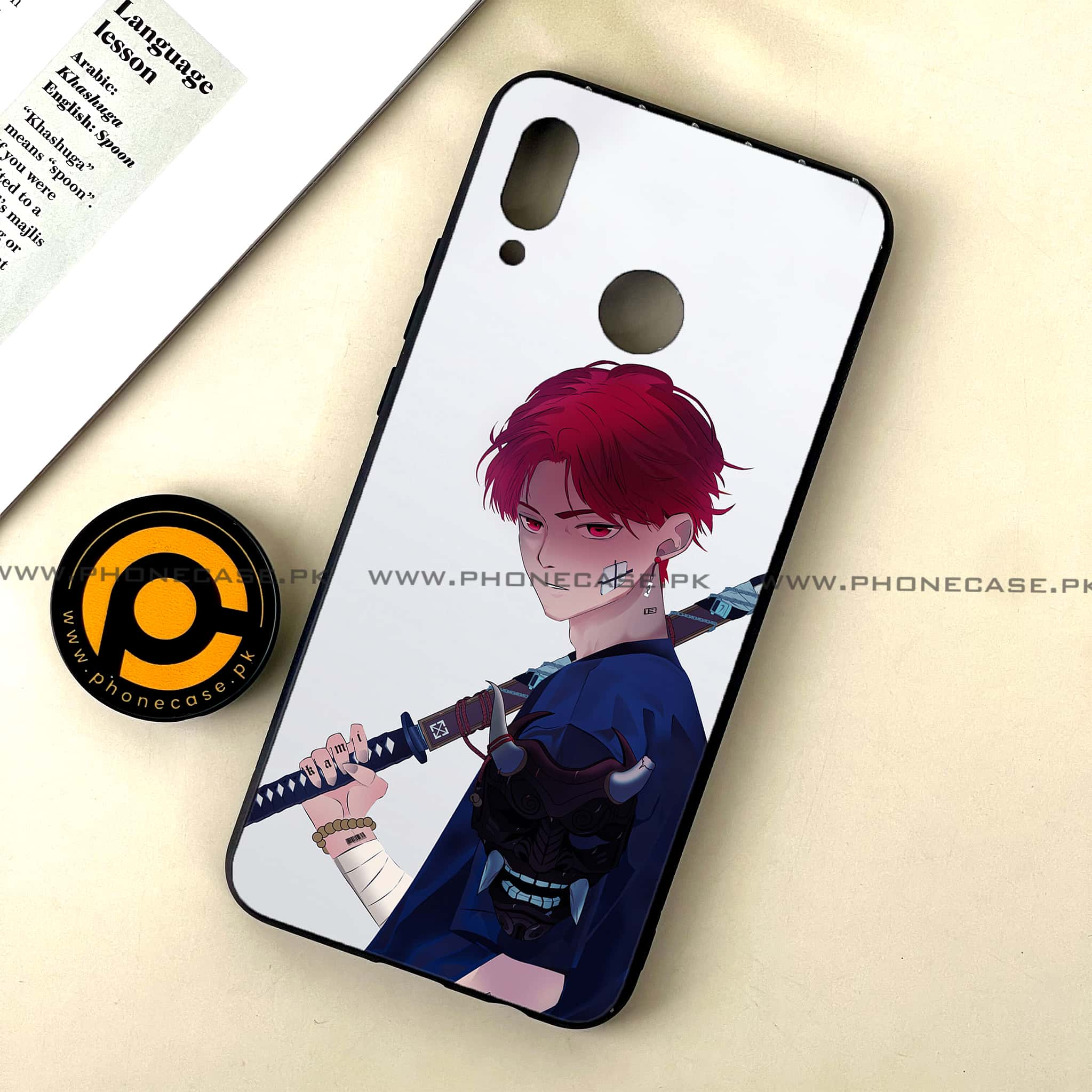 Huawei Nova 3 - Anime Series - Premium Printed Glass soft Bumper shock Proof Case