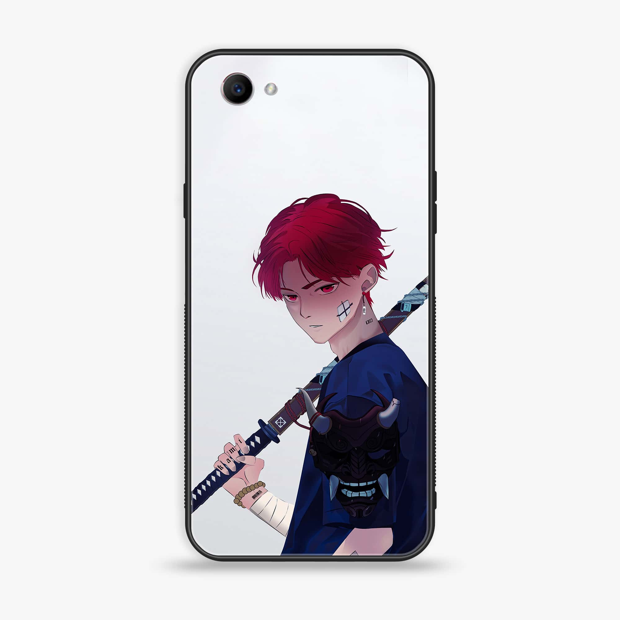 Oppo F7 Youth - Anime Series - Premium Printed Glass soft Bumper shock Proof Case