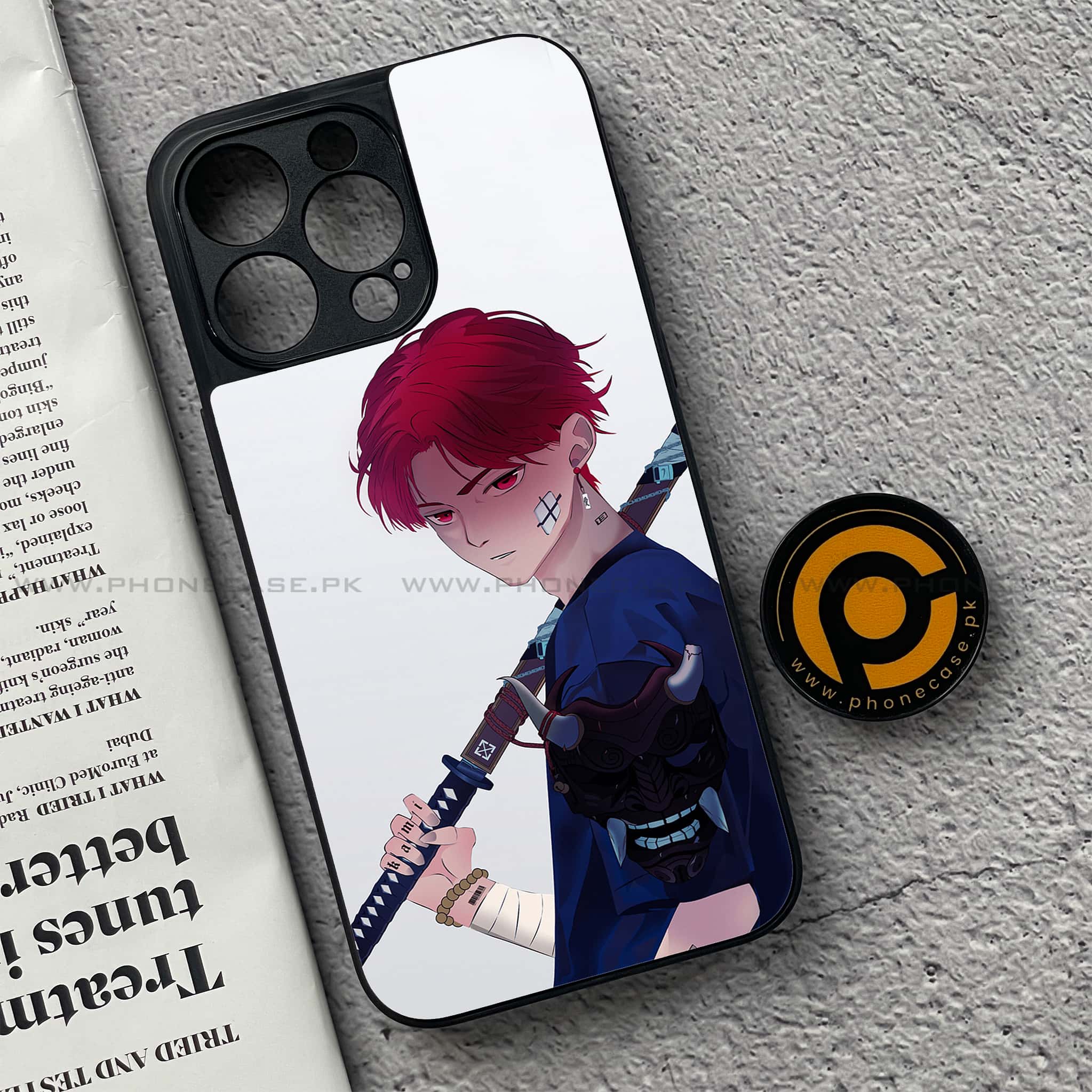 iPhone 15 Pro - Anime Series - Premium Metal Printed soft Bumper shock Proof Case