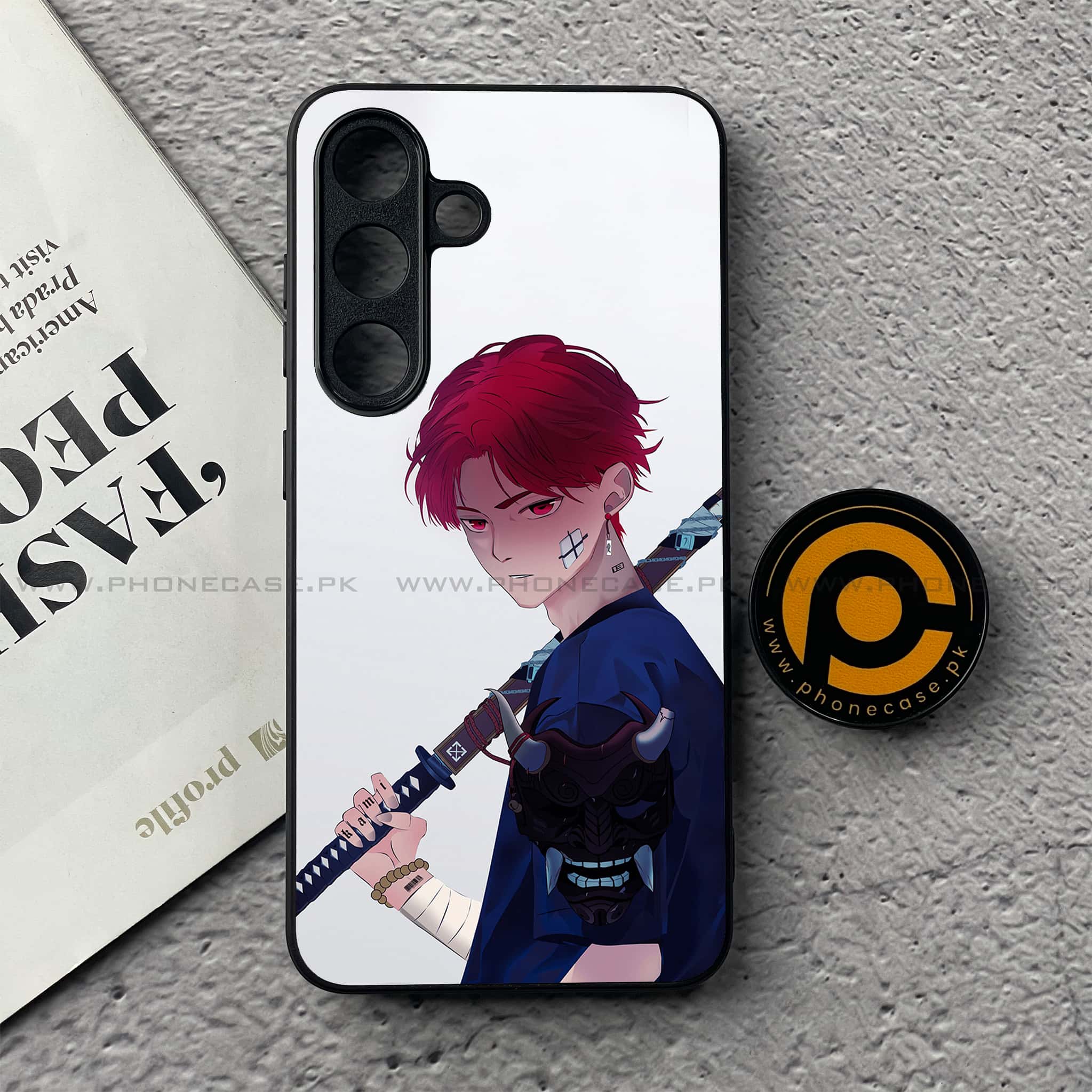 Samsung Galaxy S25 FE - Anime Series - Premium Metal Printed soft Bumper shock Proof Case