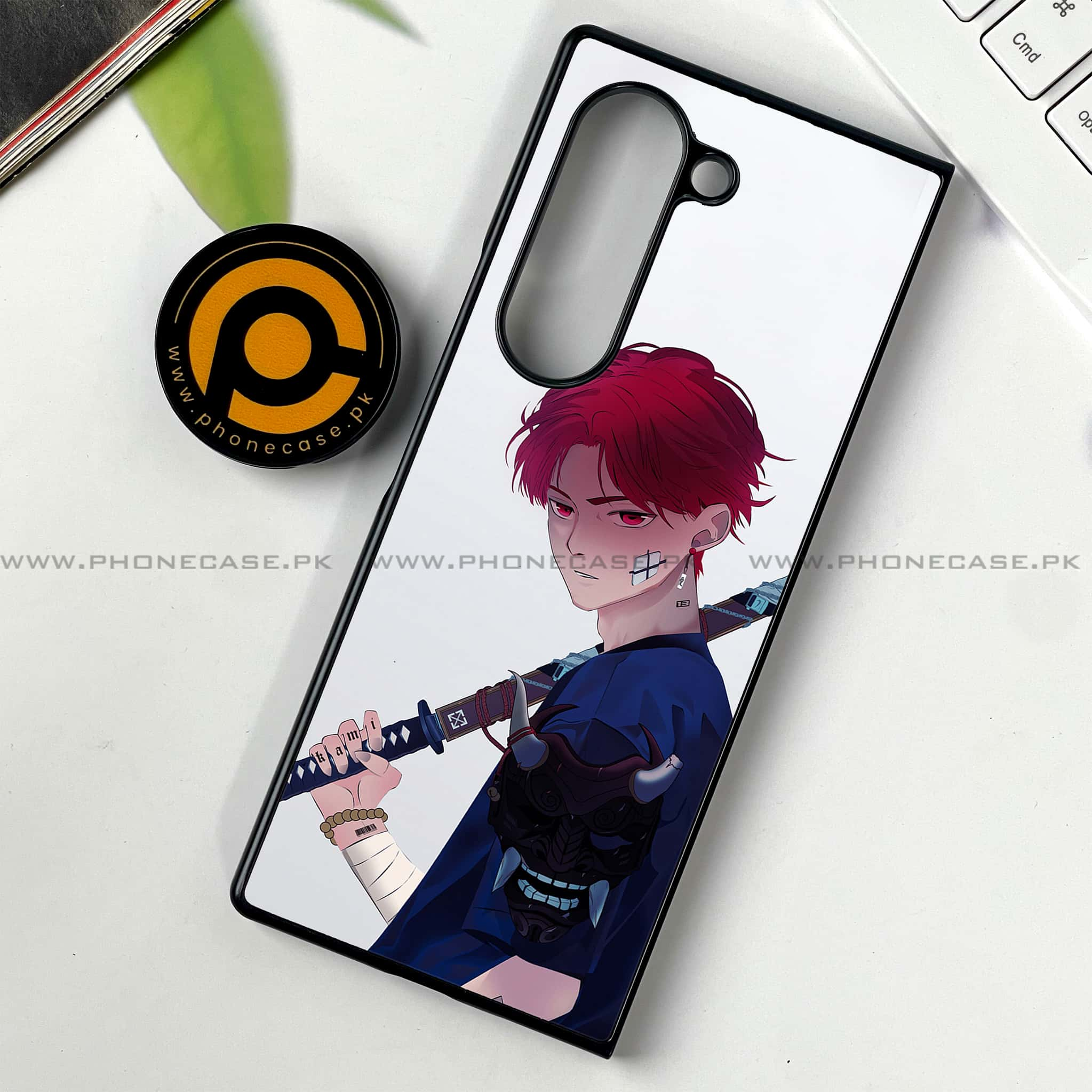 Samsung Galaxy Z Fold 6 - Anime Series - Premium Printed Metal soft Bumper shock Proof Case