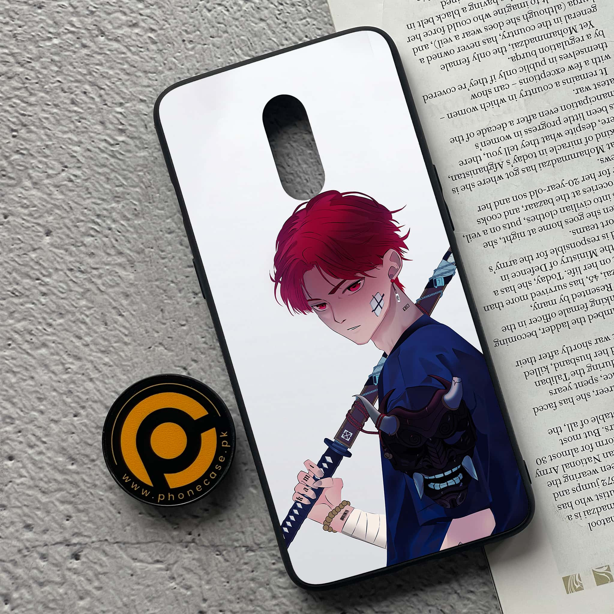 OnePlus 7 - Anime Series - Premium Printed Glass soft Bumper shock Proof Case