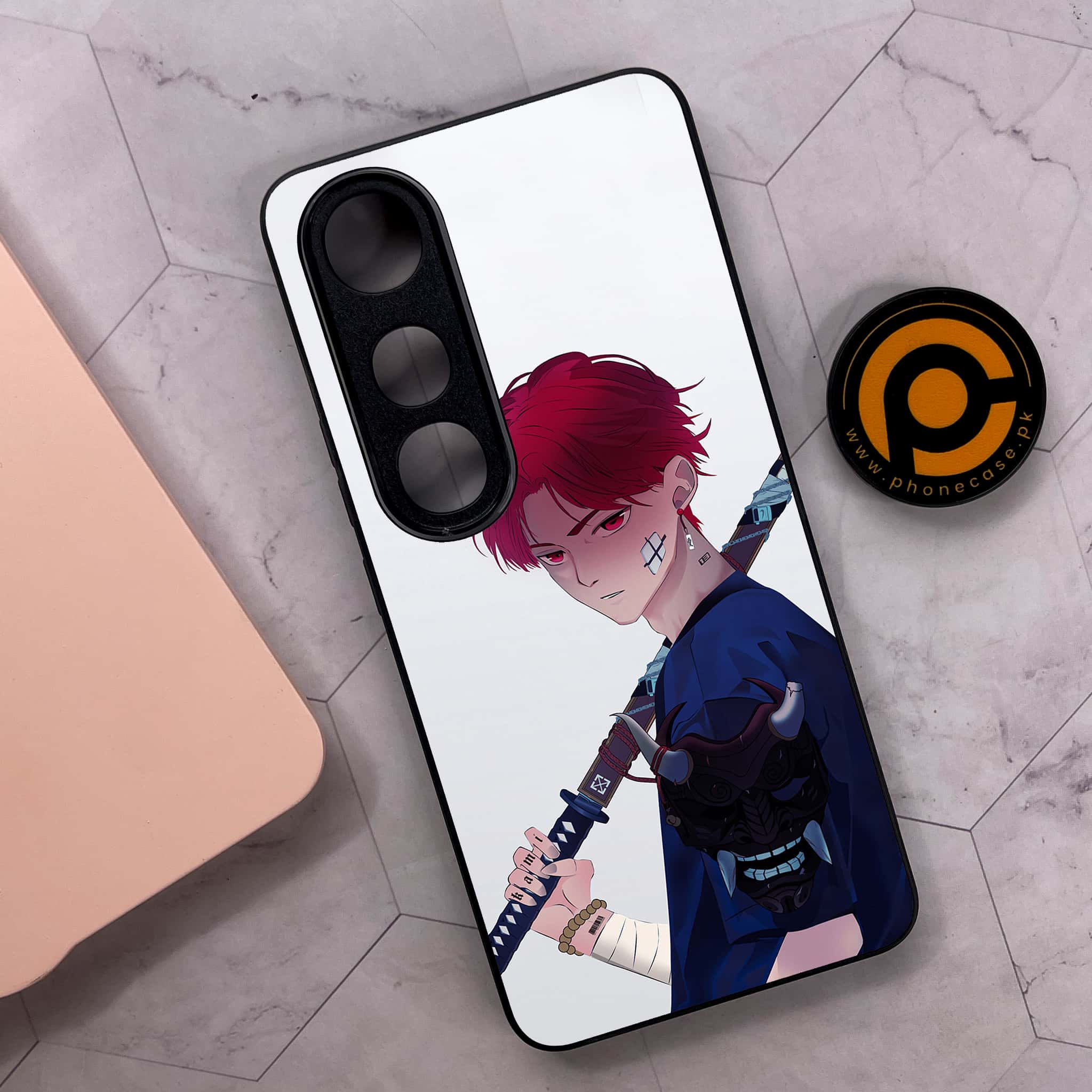 Vivo V50 Lite - Anime Series - Premium Metal Printed soft Bumper shock Proof Case