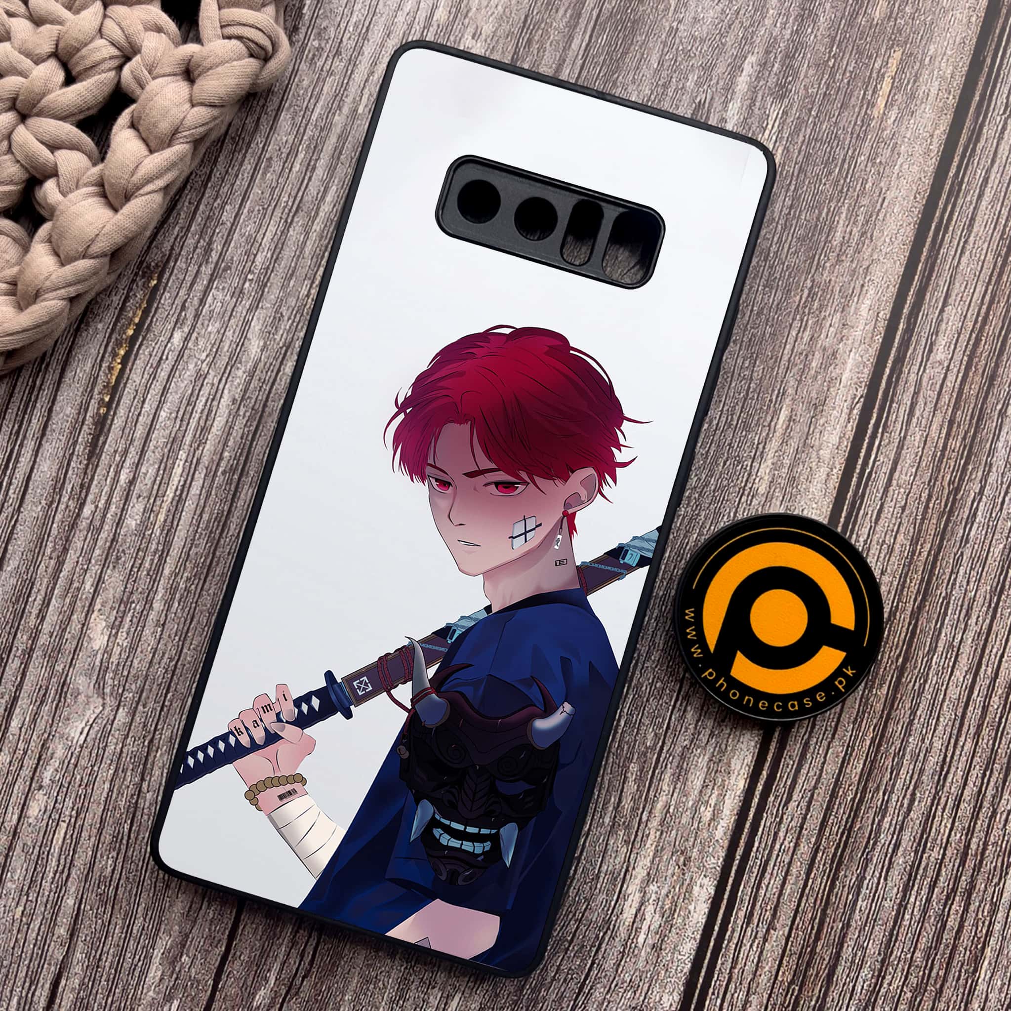 Samsung Galaxy Note 8 - Anime Series - Premium Metal Printed soft Bumper shock Proof Case