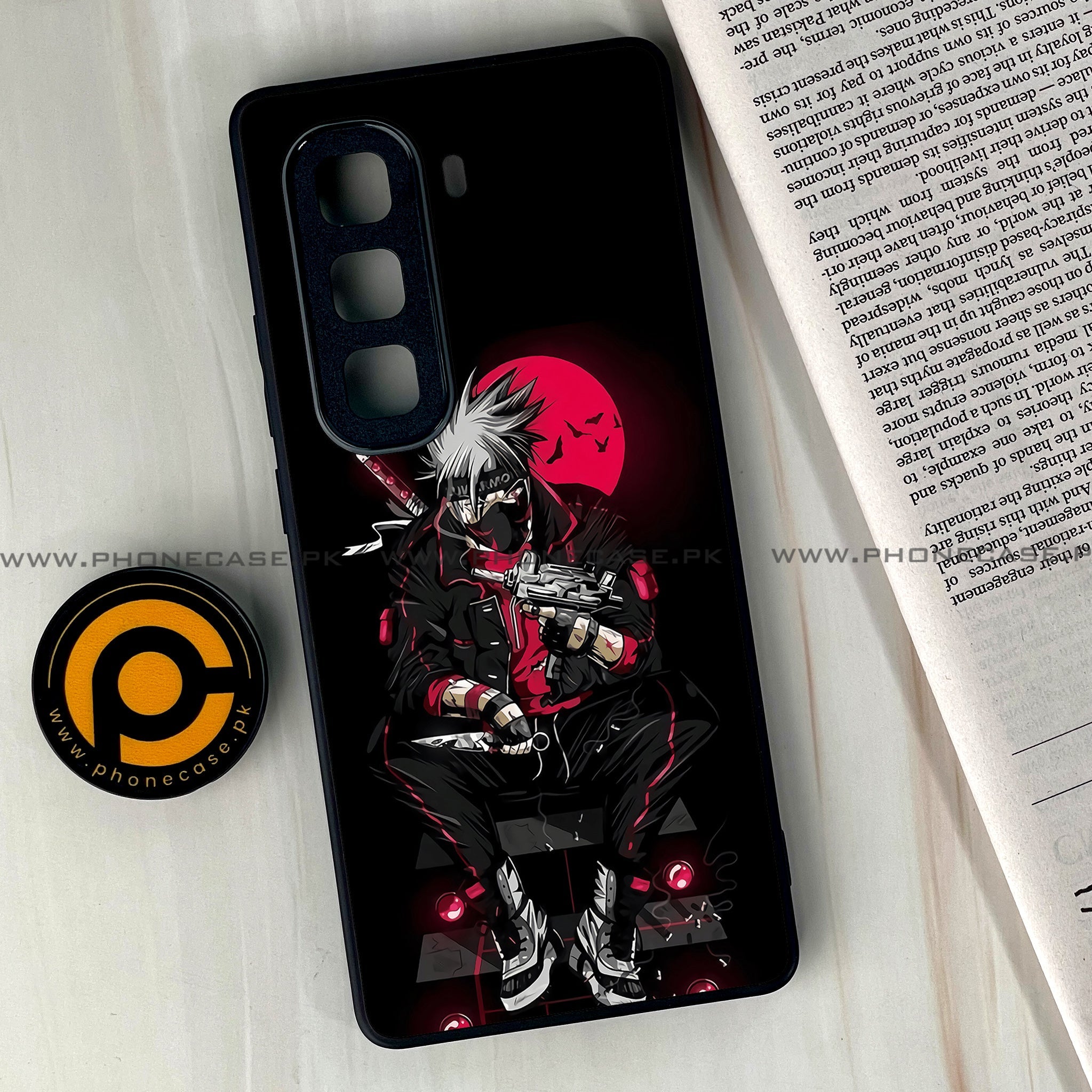 Infinix Hot 60 Pro Plus - Anime Series - Premium Metal Printed soft Bumper shock Proof Case