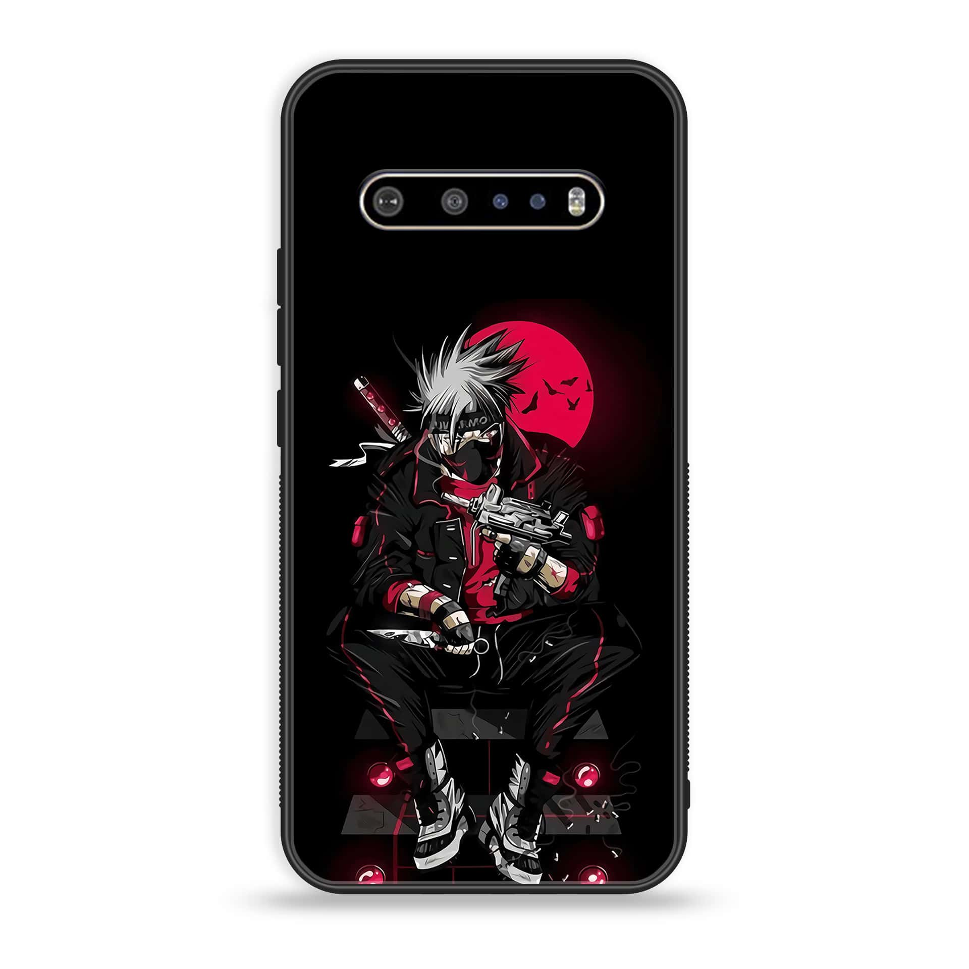 LG V60 Anime Series Premium Printed Glass soft Bumper shock Proof Case