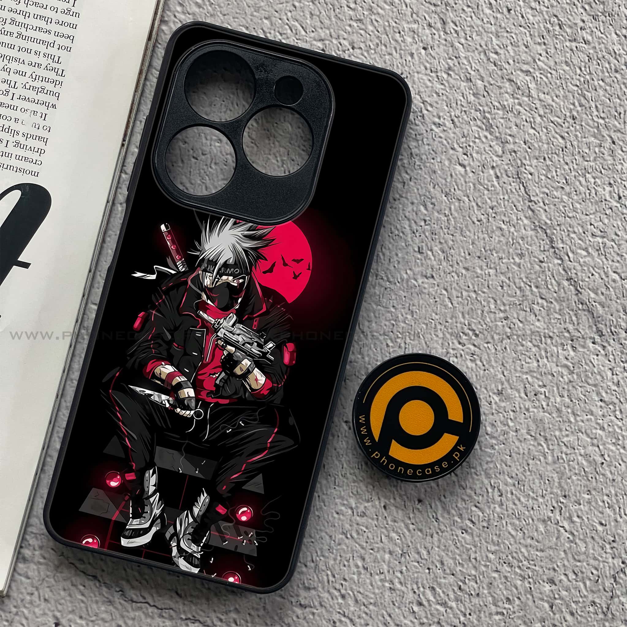Infinix Smart 8 - Anime Series - Premium Metal Printed soft Bumper shock Proof Case