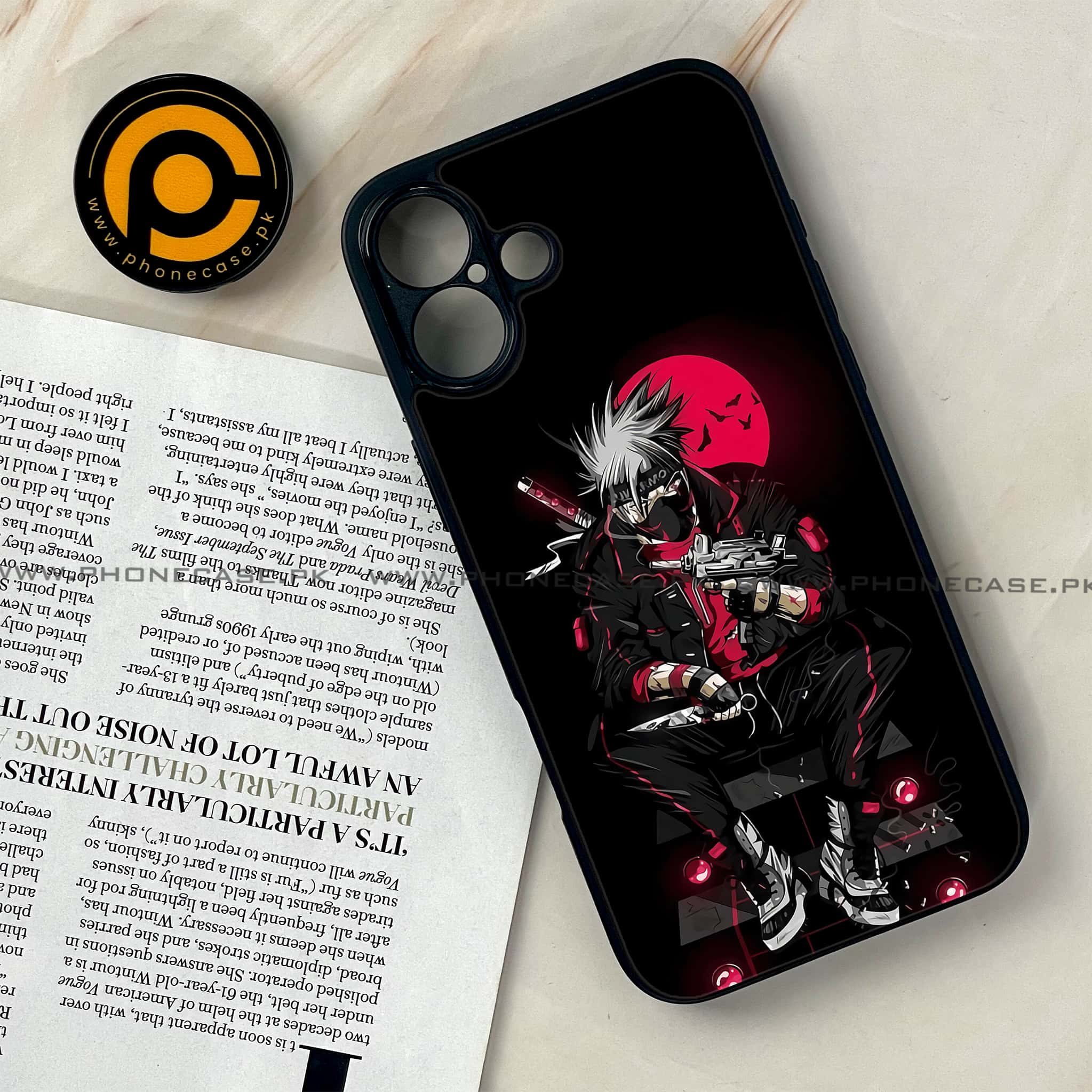 iPhone 16 Plus - Anime Series - Premium Printed Glass soft Bumper shock Proof Case