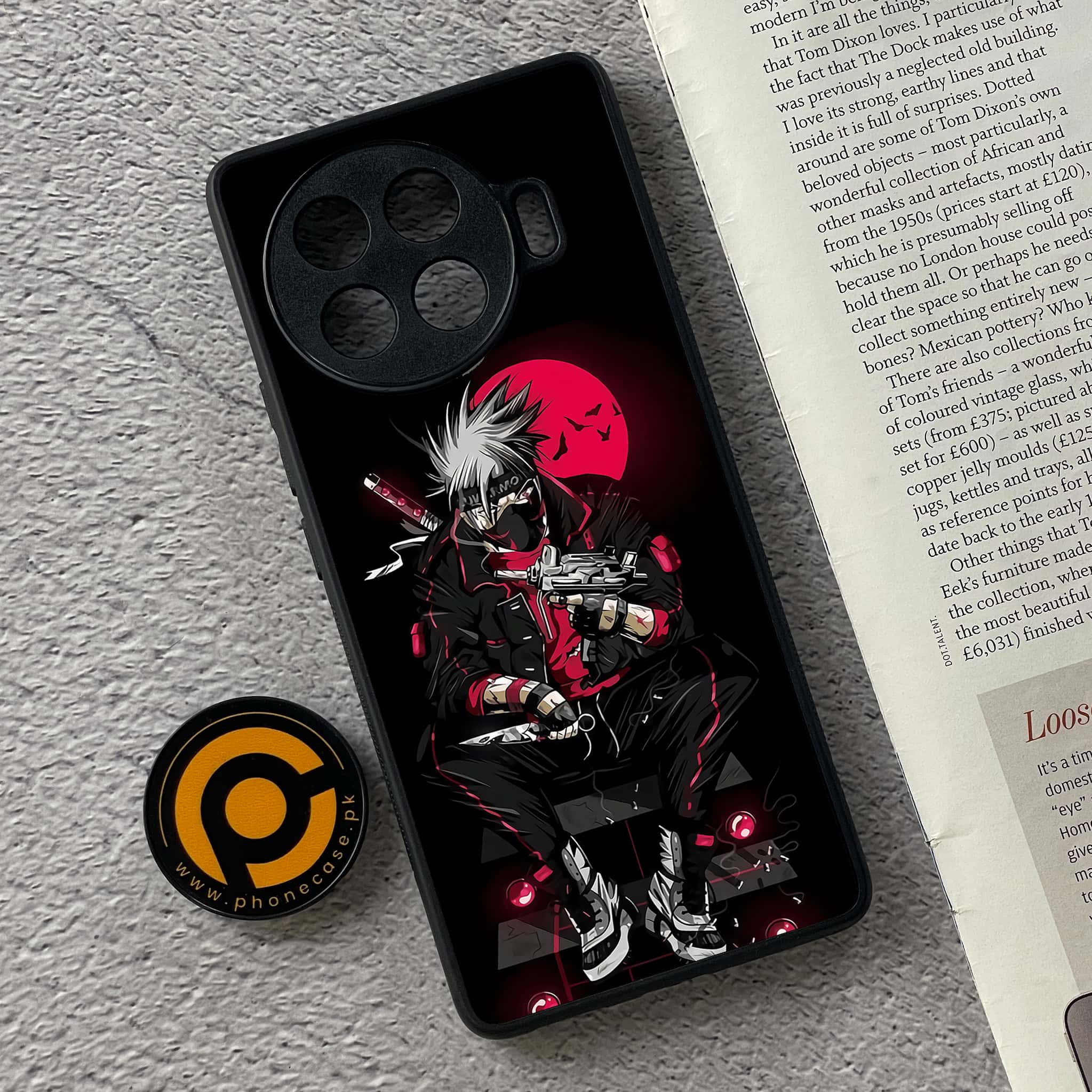 Tecno Spark 20 pro plus - Anime Series - Premium Metal Printed soft Bumper shock Proof Case