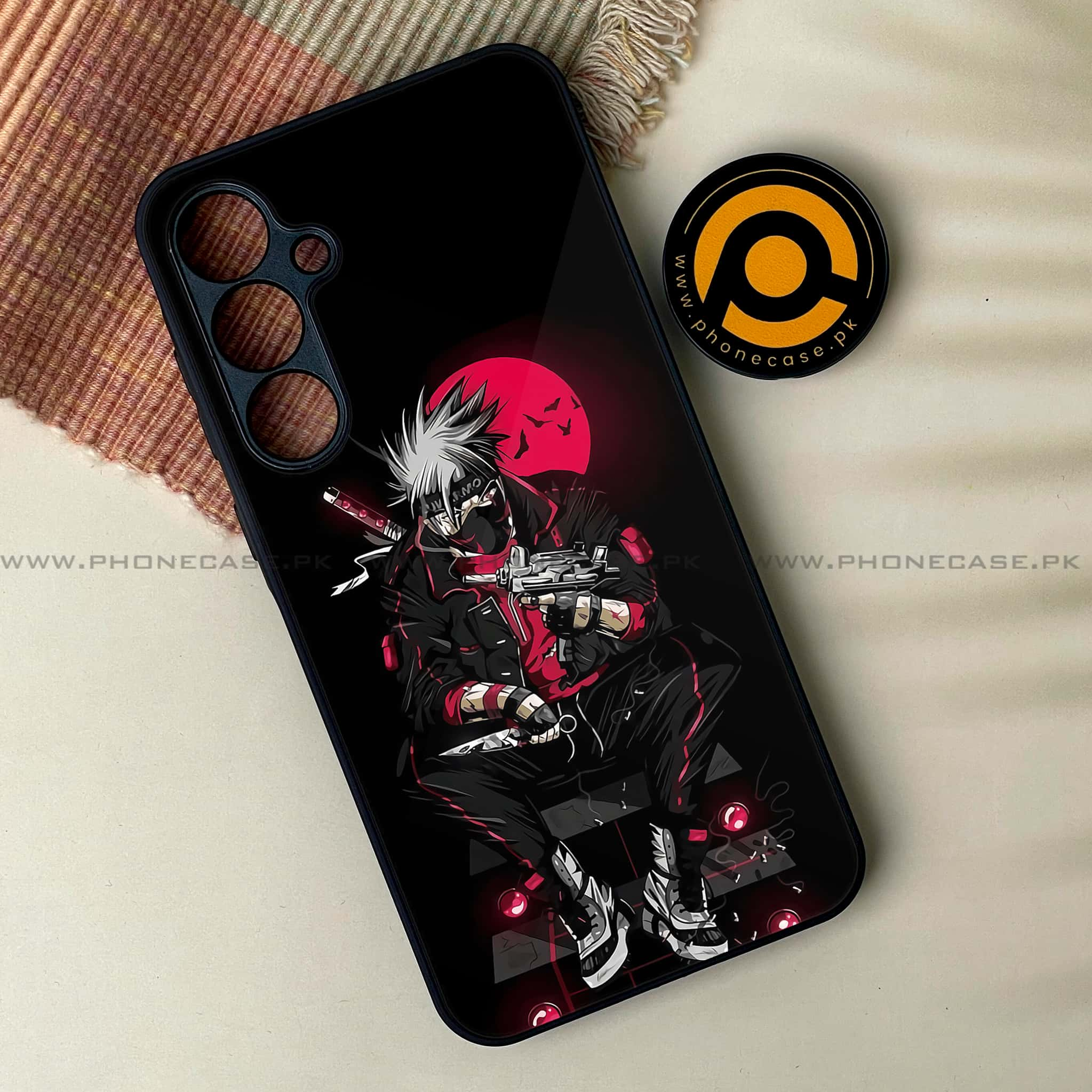 Galaxy A55 5G - Anime Series -  Premium Printed Metal soft Bumper shock Proof Case