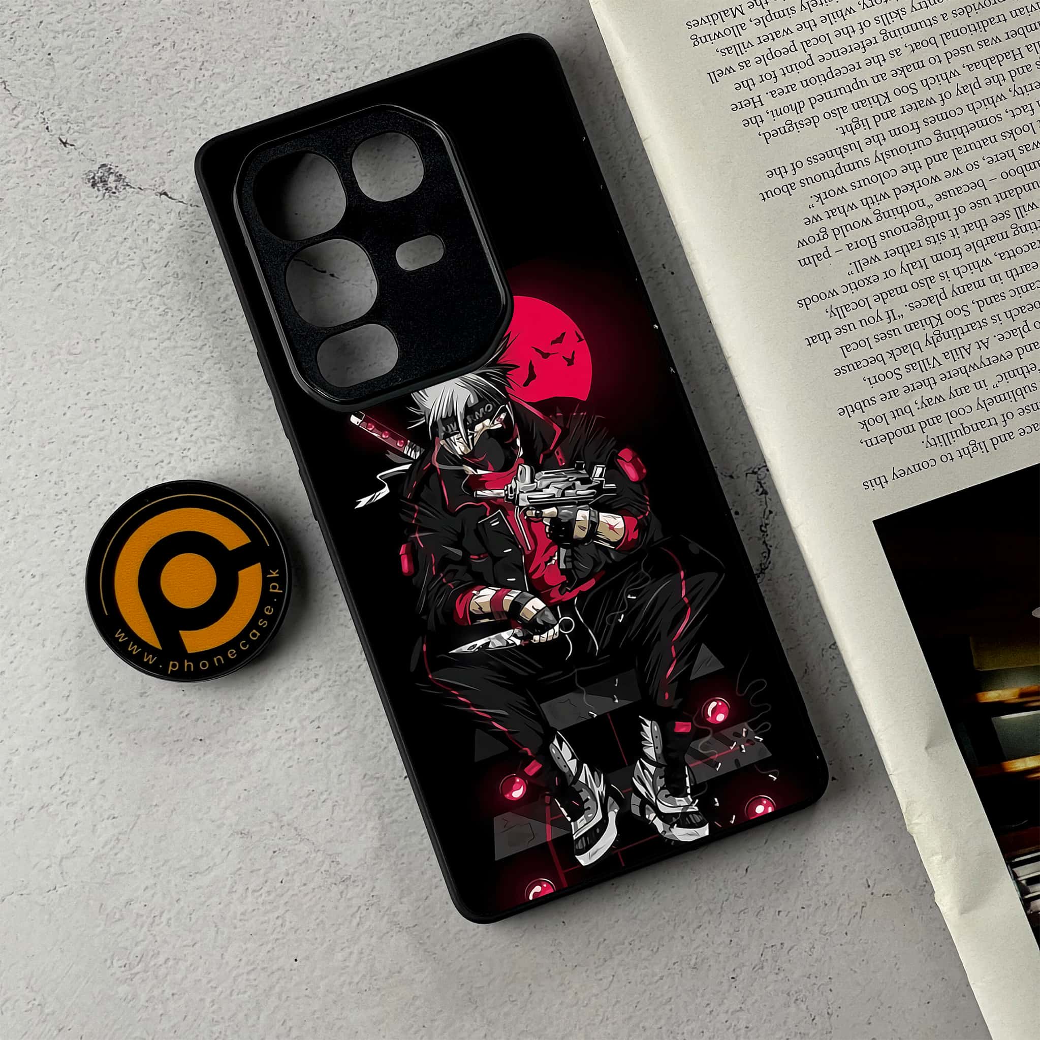 Infinix Note 50 Pro - Anime Series - Premium Metal Printed Soft Bumper Shockproof Case