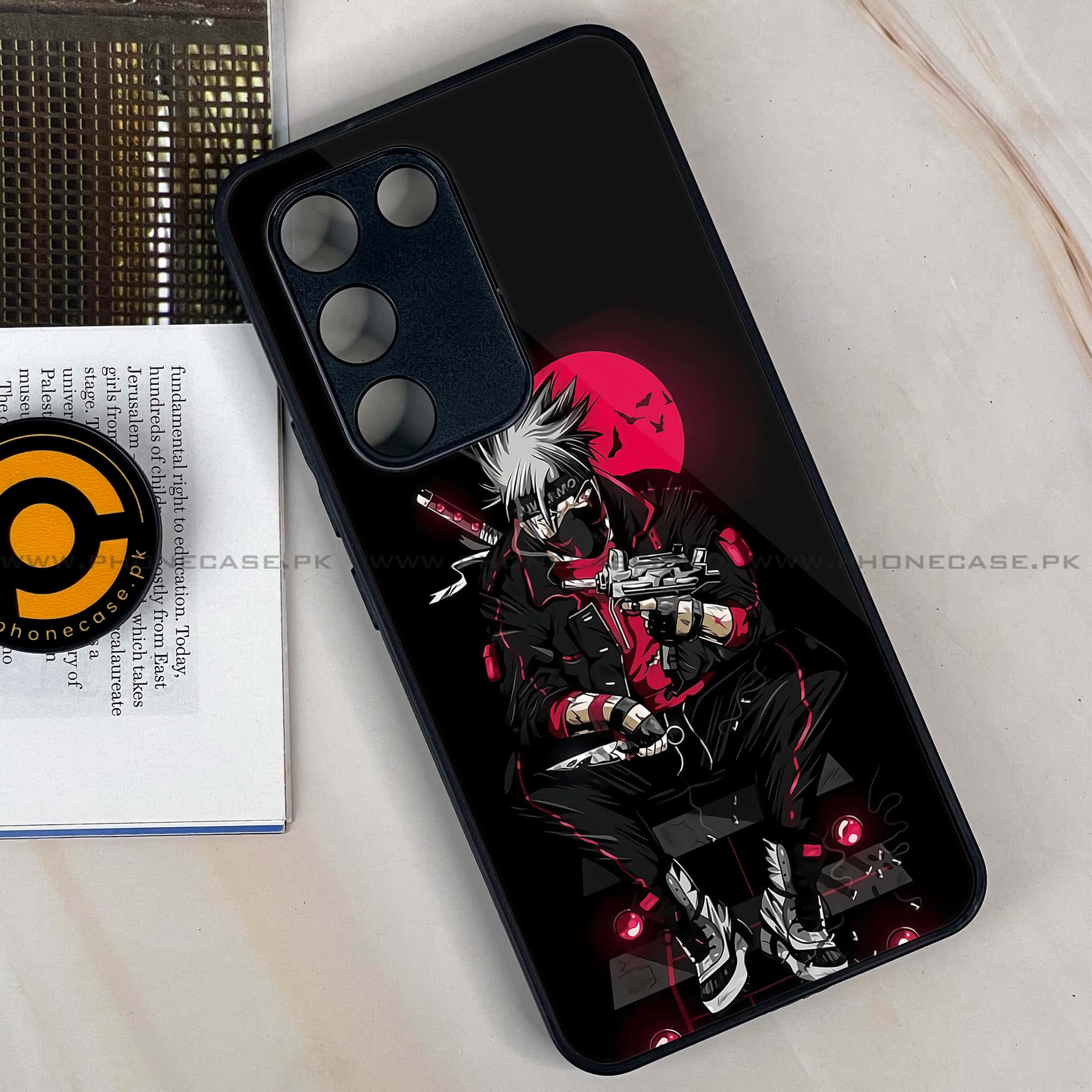 Vivo Y200e - Anime Series - Premium Metal Printed soft Bumper shock Proof Case