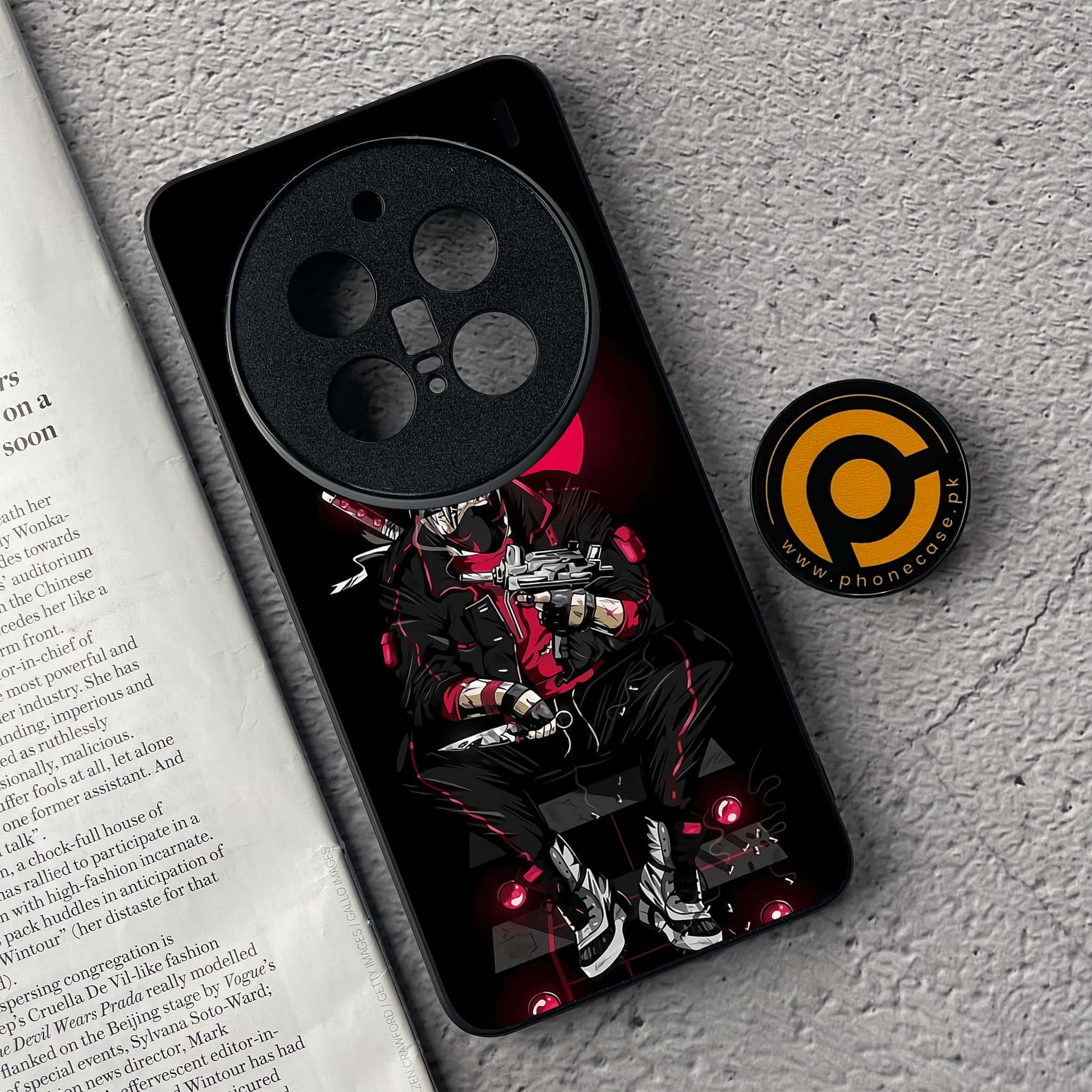 Vivo X200 Pro - Anime Series - Premium Metal  Printed soft Bumper shock Proof Case
