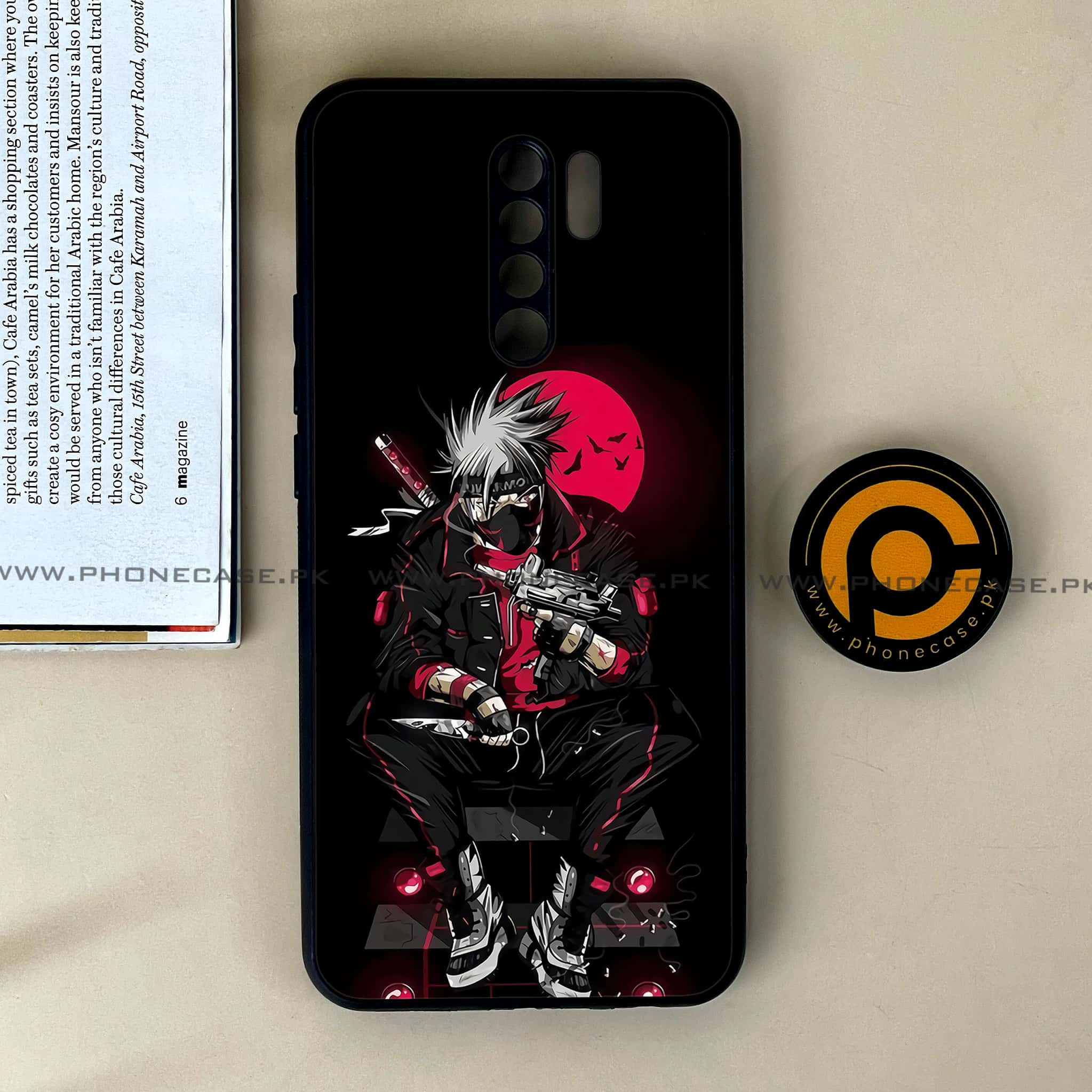 Xiaomi Redmi 9 - Anime Series - Premium Printed Glass soft Bumper shock Proof Case