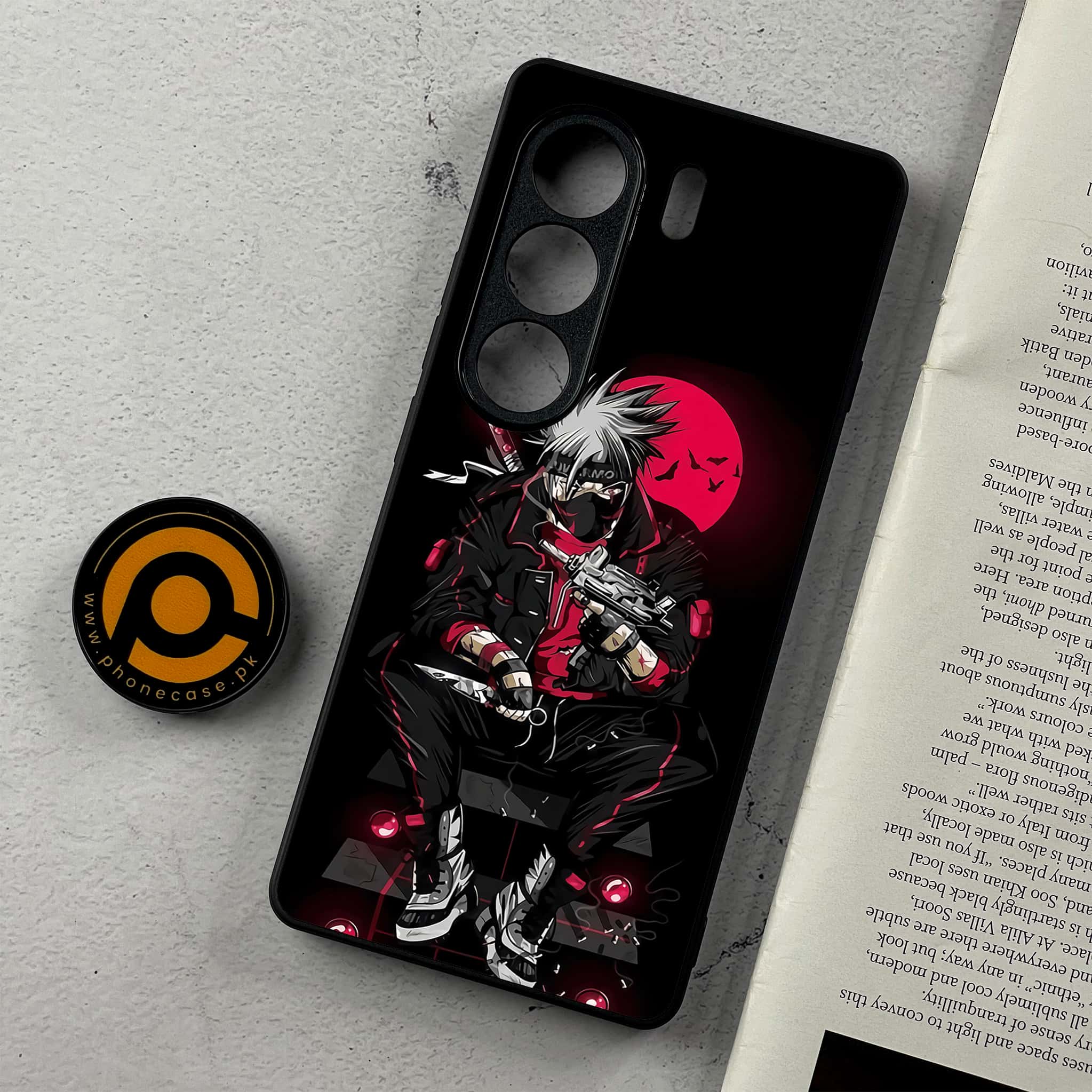 Tecno Camon 40 - Anime Series - Premium Metal Printed Soft Bumper Shockproof Case