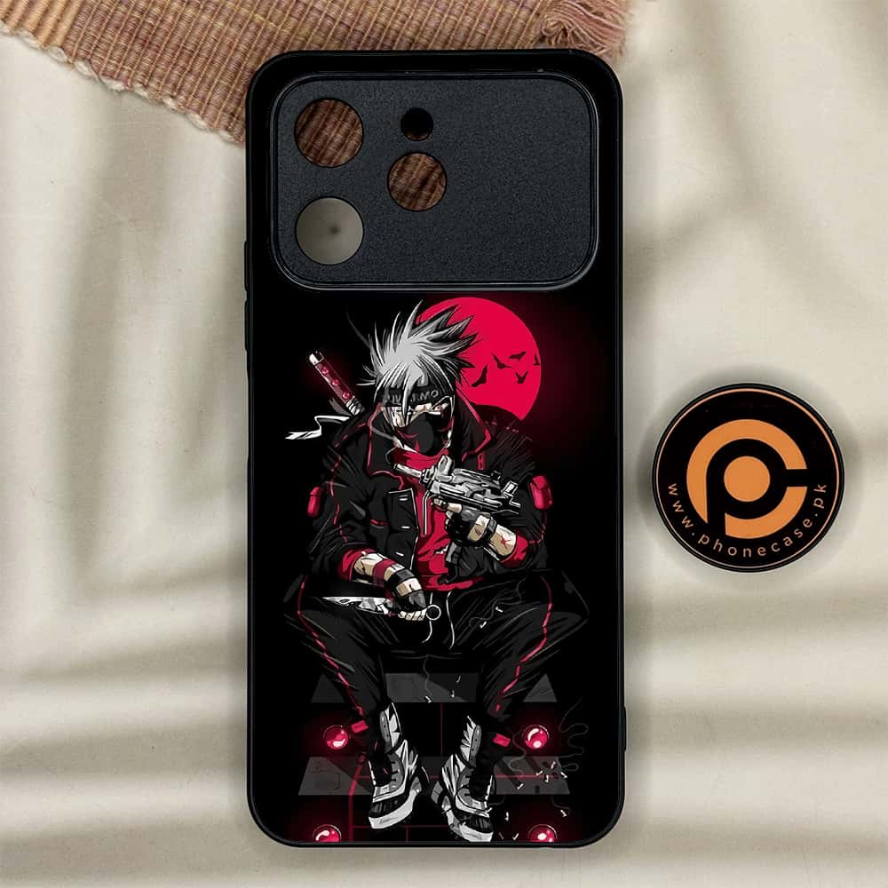 Tecno Spark 40 - Anime Series - Premium Metal Printed soft Bumper shock Proof Case