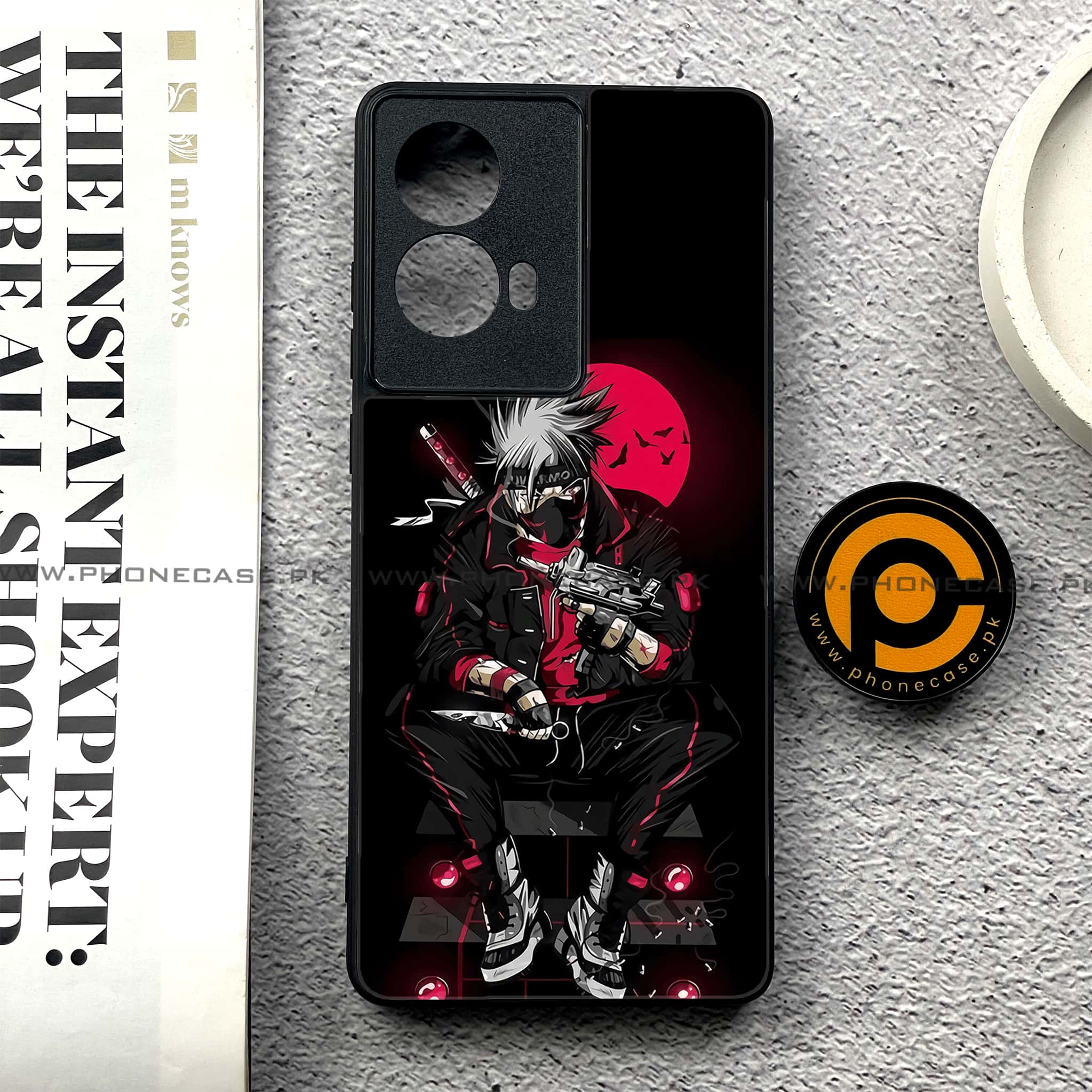 Moto G85 - Anime Series - Premium Printed Glass soft Bumper shock Proof Case