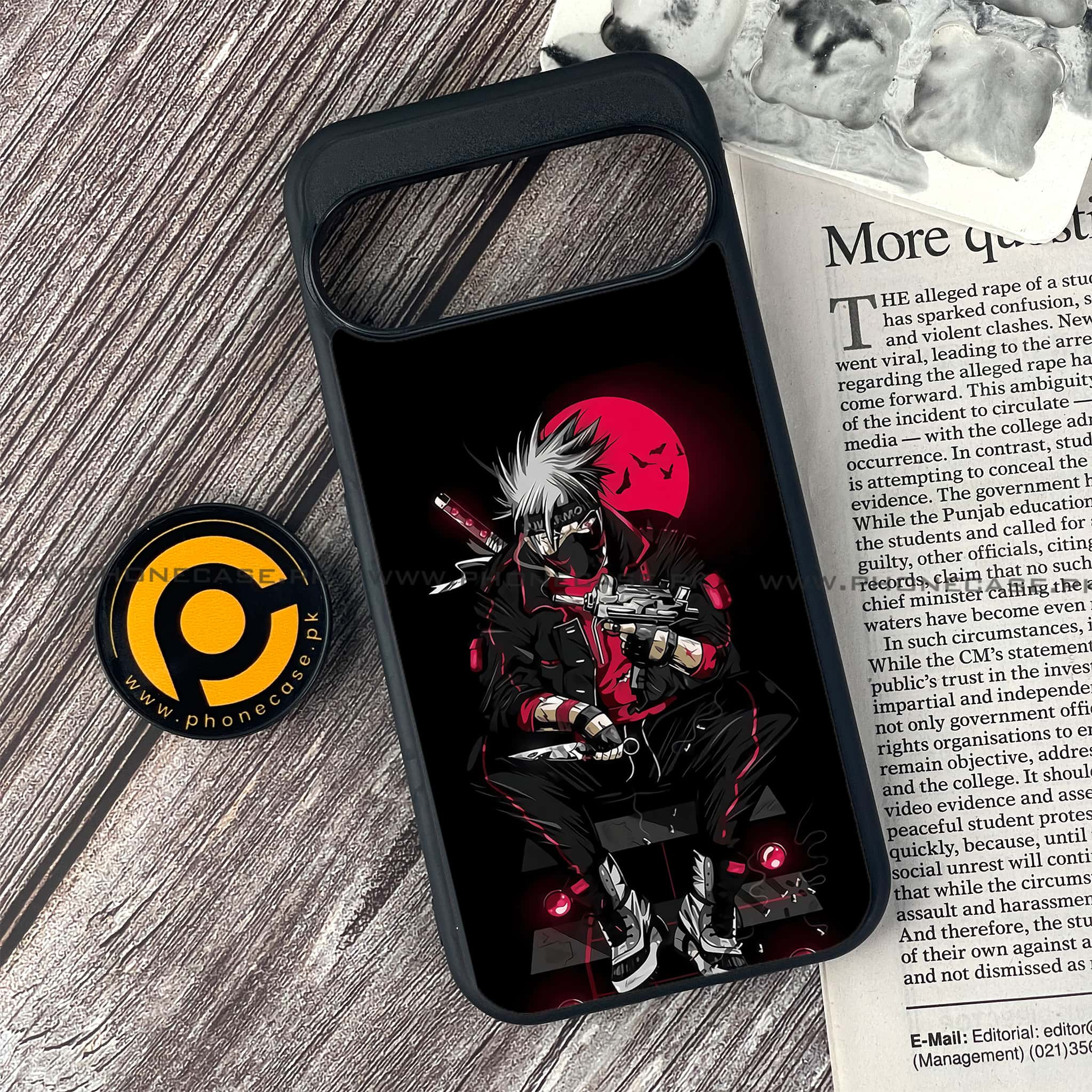 Google Pixel 9 Pro - Anime Series - Premium Printed Glass soft Bumper shock Proof Case