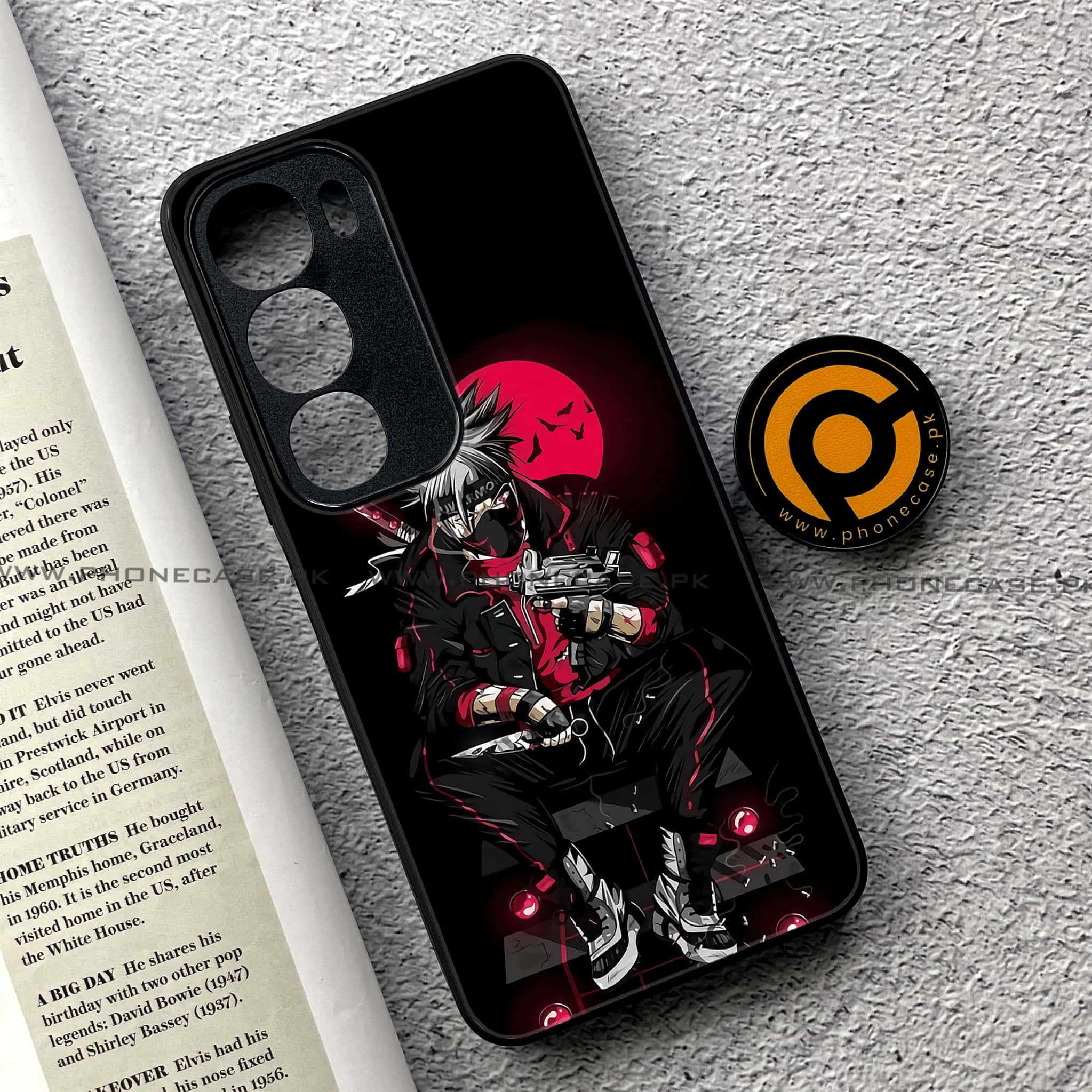 Vivo Y19s Pro - Anime Series - Premium Metal Printed soft Bumper shock Proof Case