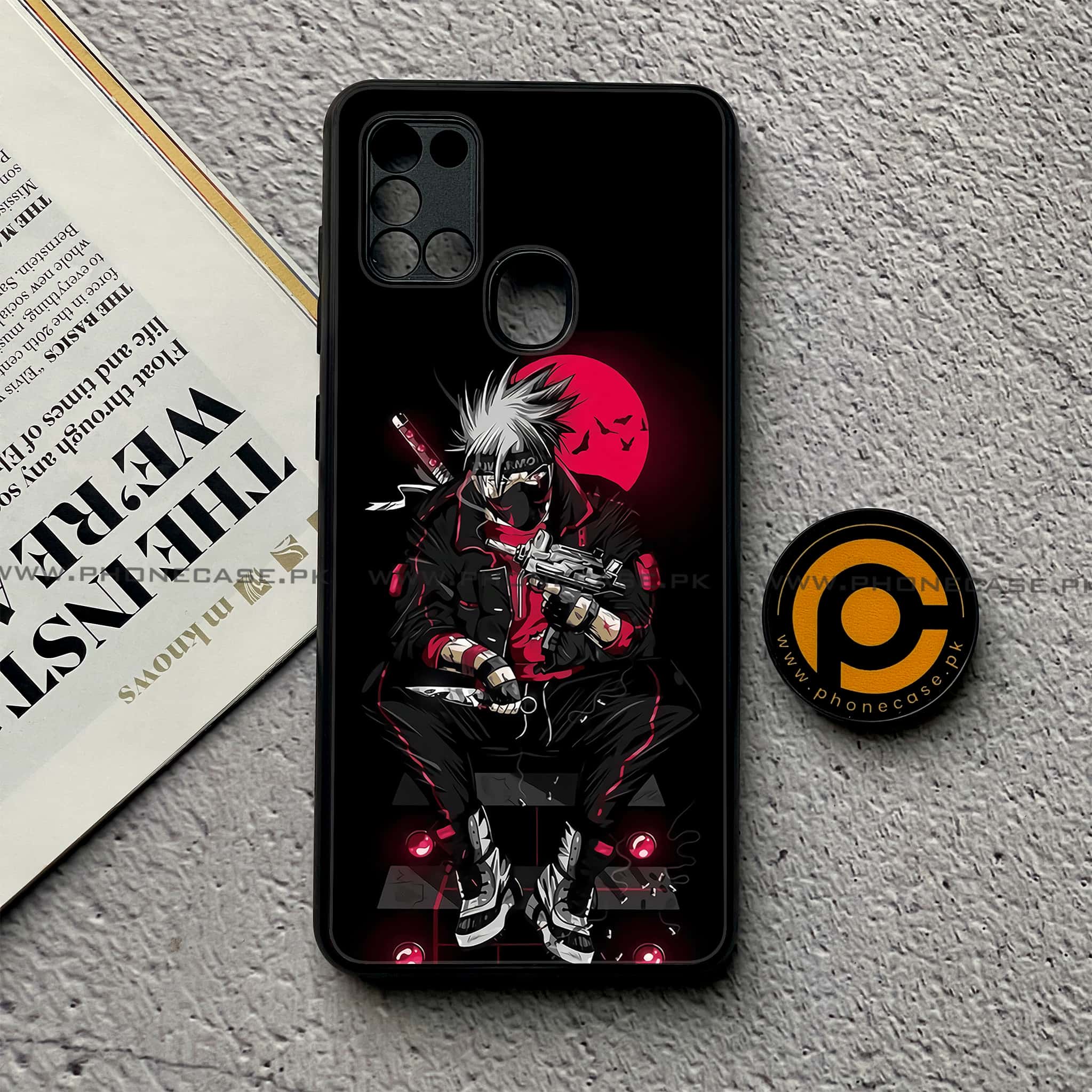 Samsung Galaxy A21s - Anime Series - Premium Printed Glass soft Bumper shock Proof Case