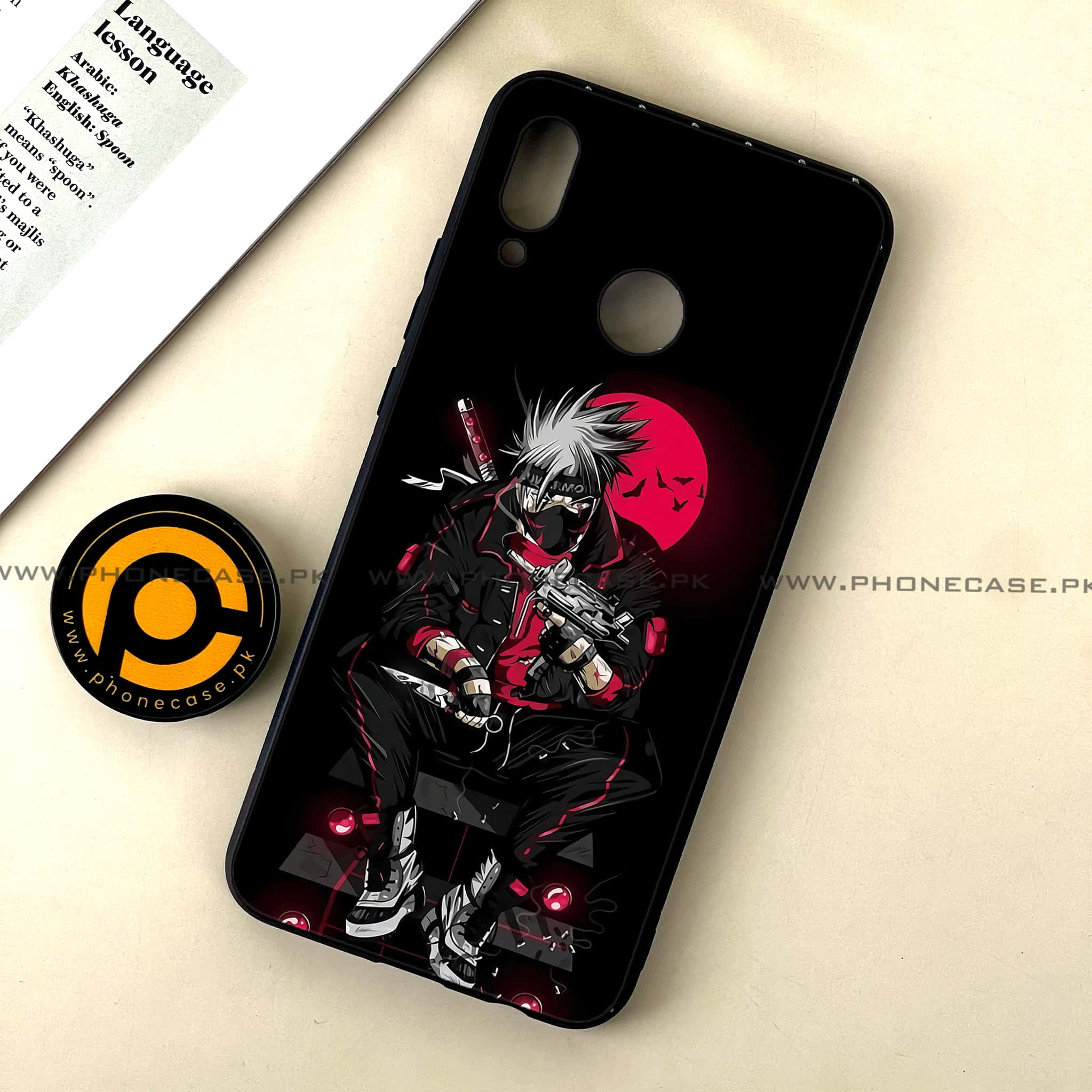 Huawei Nova 3 - Anime Series - Premium Printed Glass soft Bumper shock Proof Case