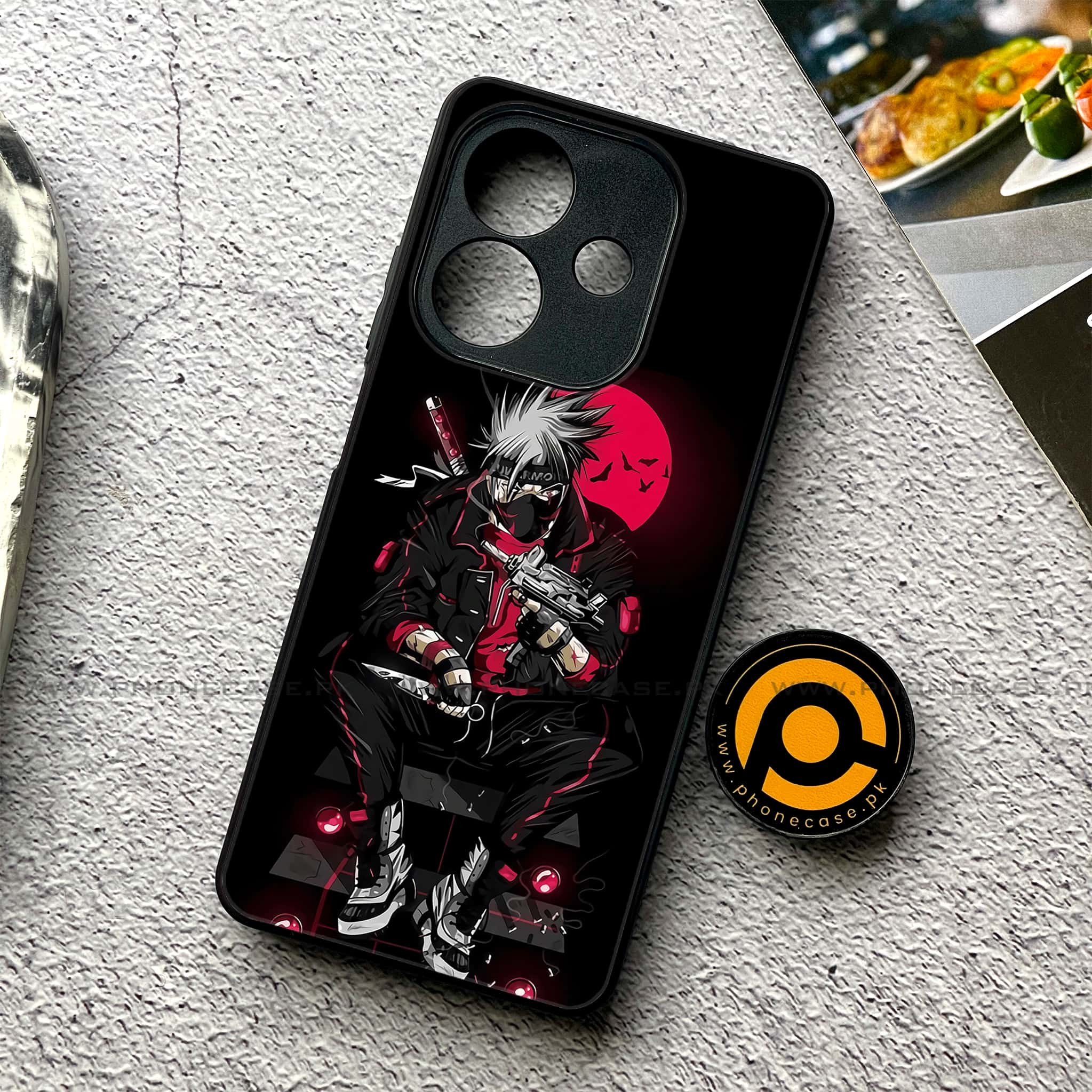 Oppo A5i - Anime Series - Premium Metal Printed soft Bumper shock Proof Case