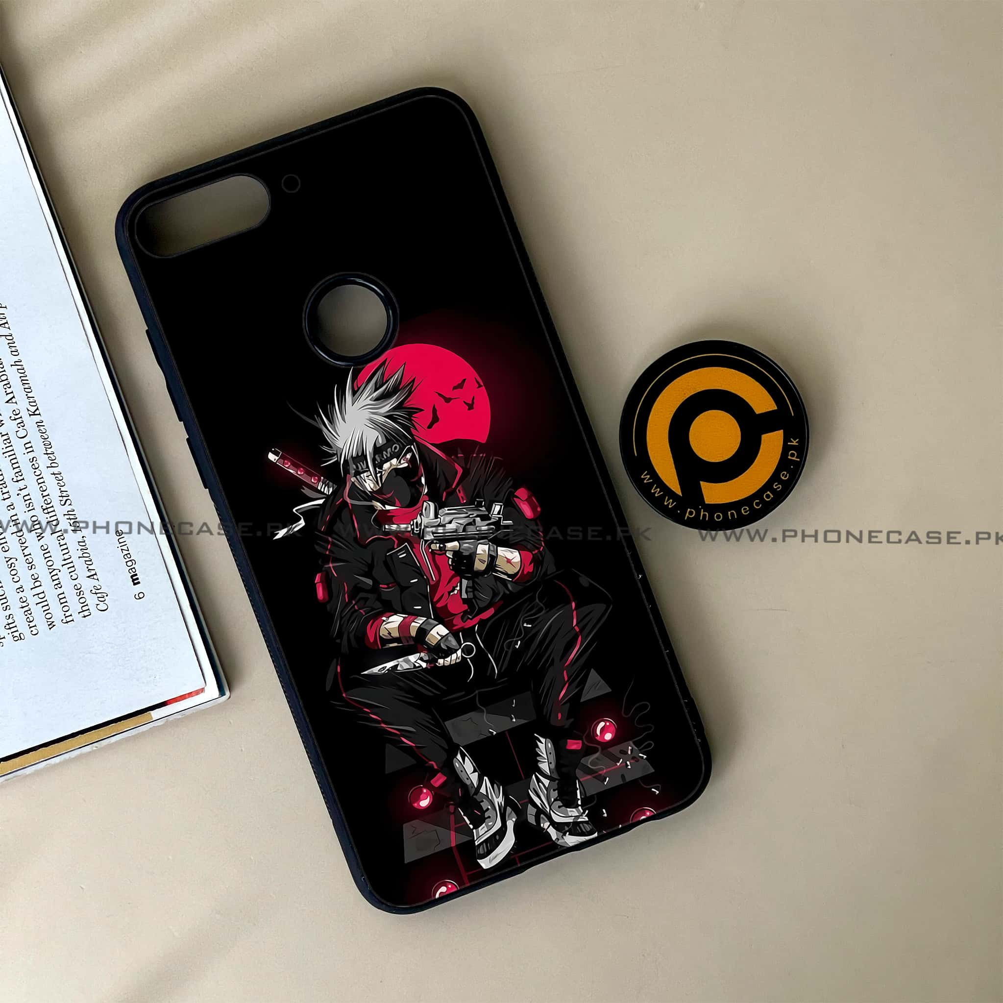 Huawei Y7 Prime (2018) - Anime Series - Premium Printed Glass soft Bumper shock Proof Case