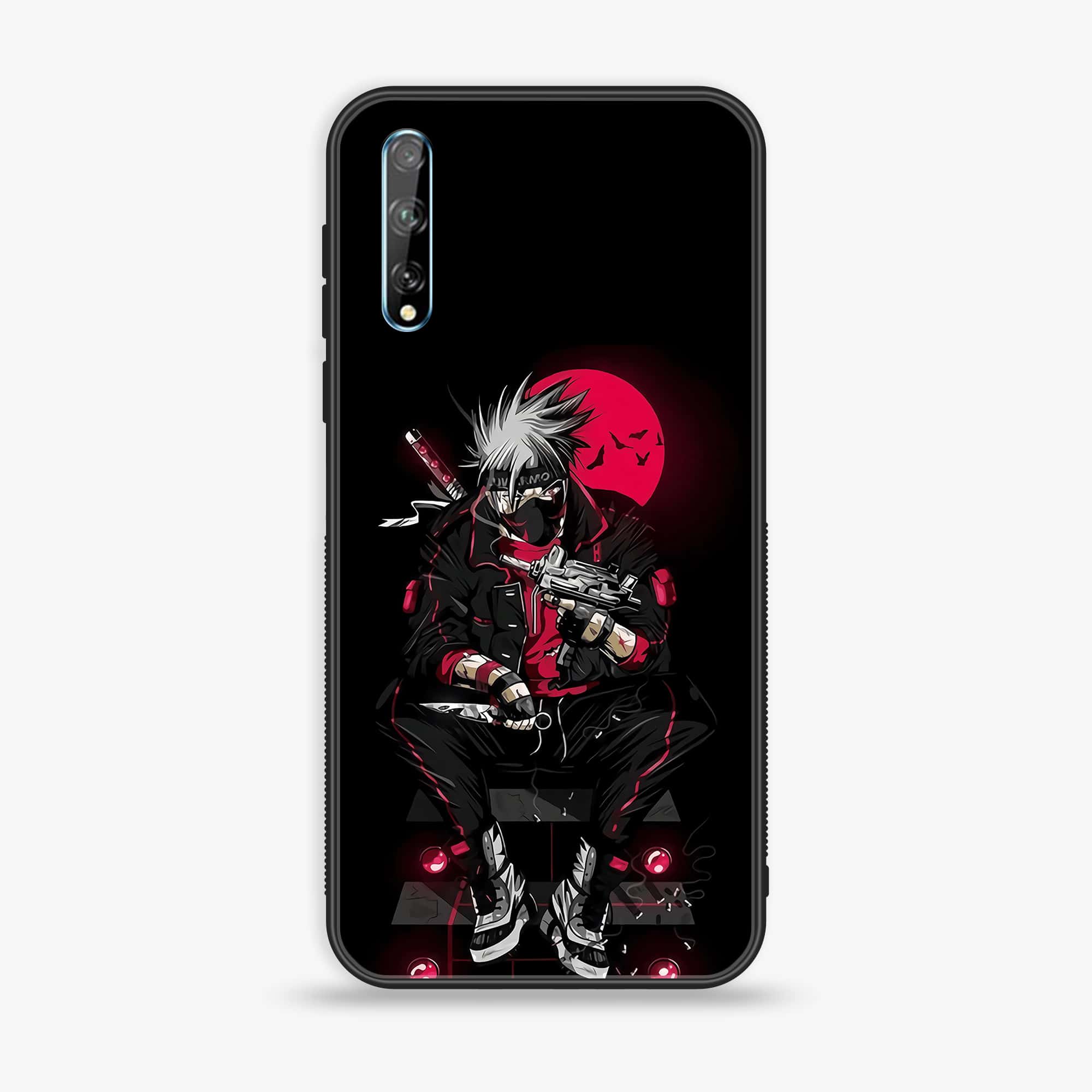 Huawei Y8p - Anime Series - Premium Printed Glass soft Bumper shock Proof Case