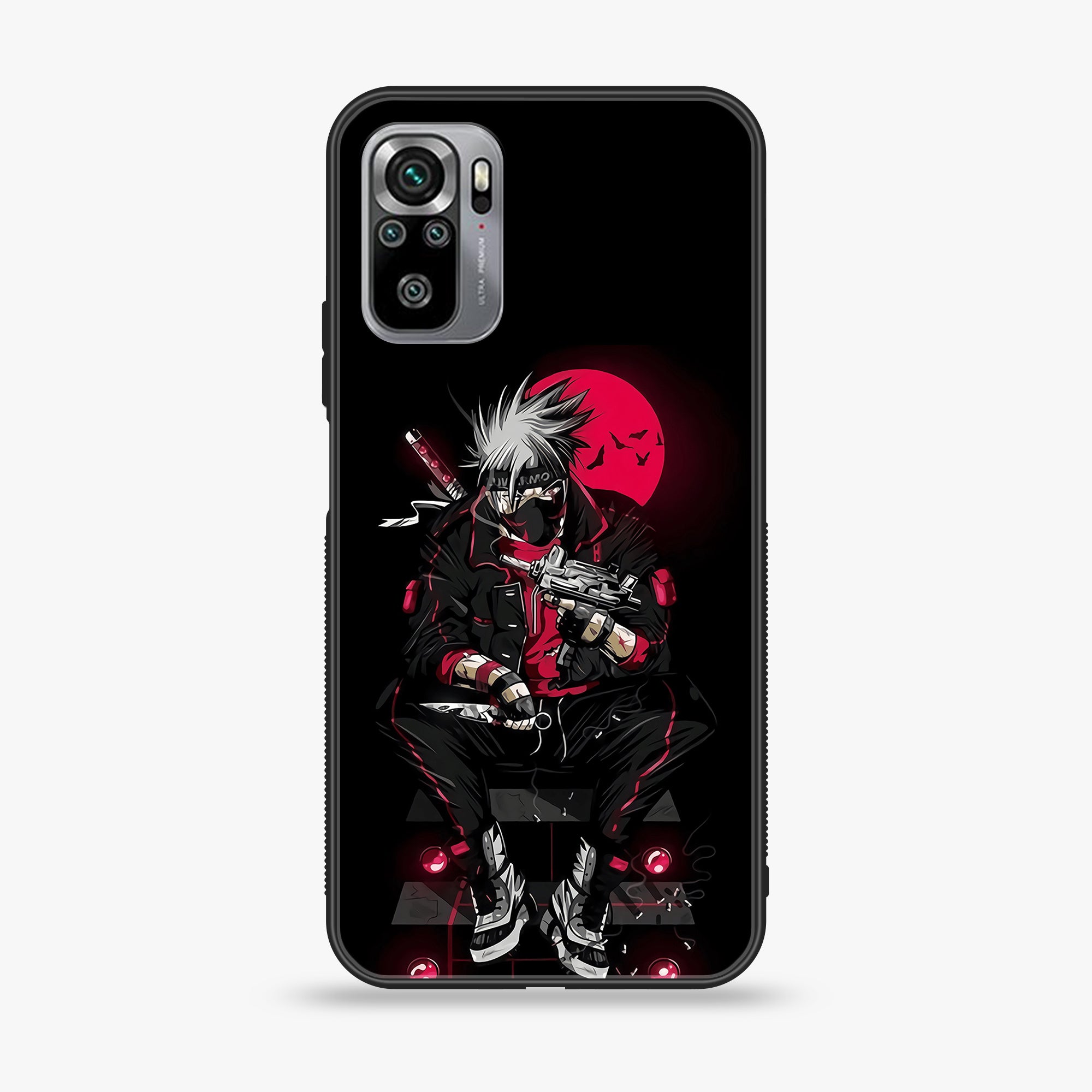 Xiaomi Redmi Note 10S- Anime Series - Premium Printed Glass soft Bumper shock Proof Case