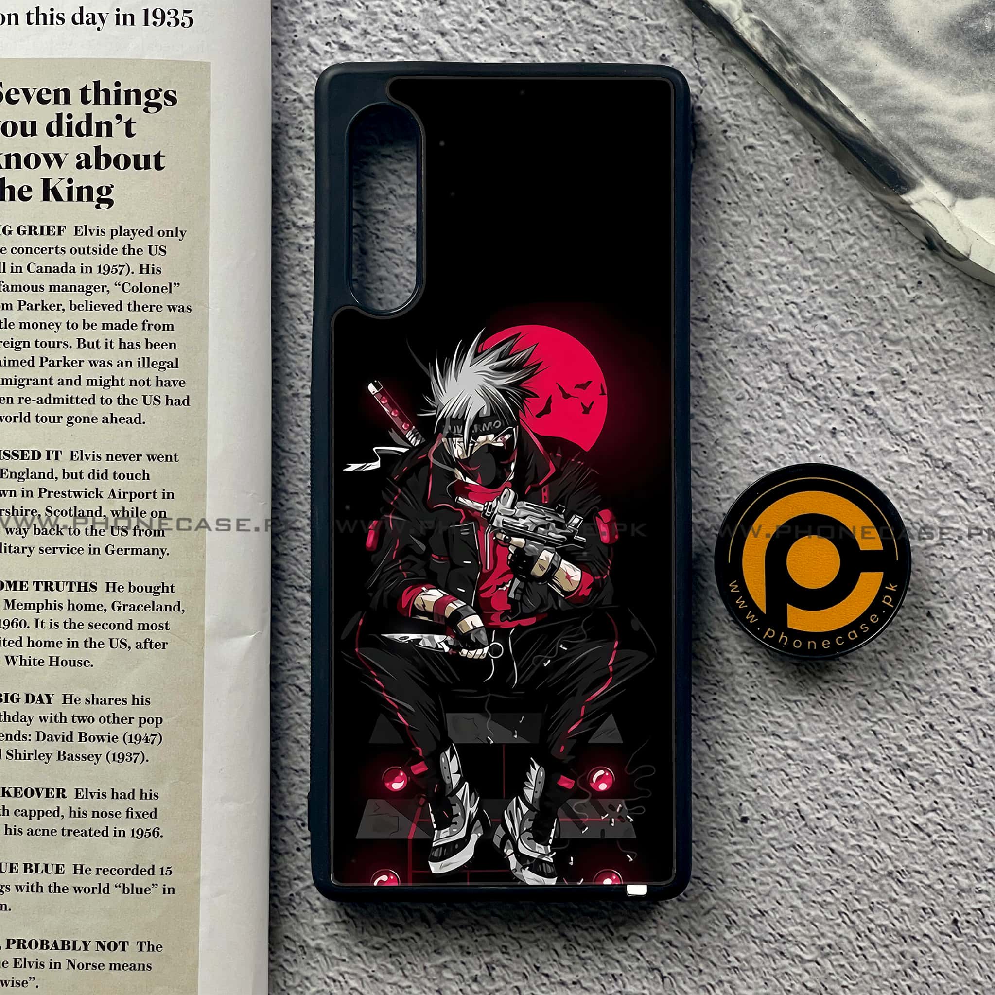 LG Velvet - Anime Series - Premium Printed Glass soft Bumper shock Proof Case