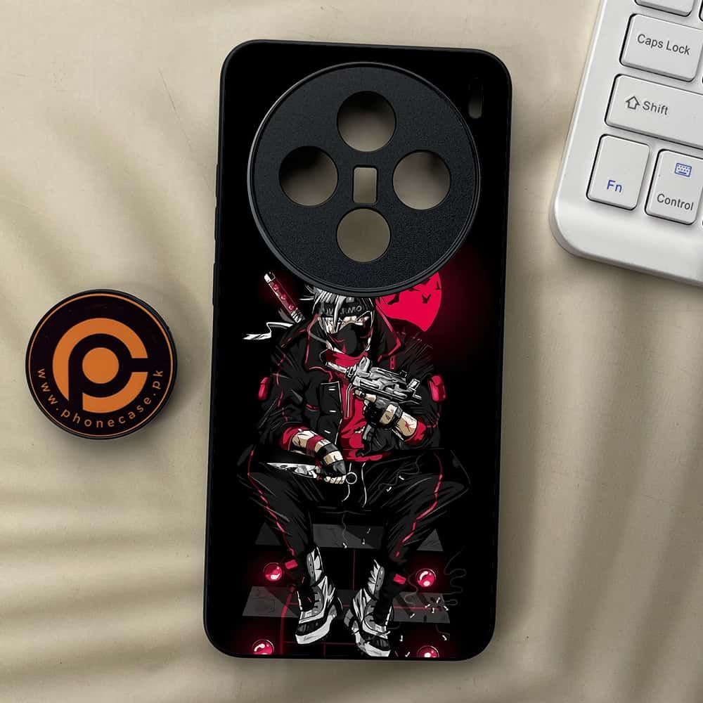 Vivo X200 - Anime Series - Premium Metal  Printed soft Bumper shock Proof Case