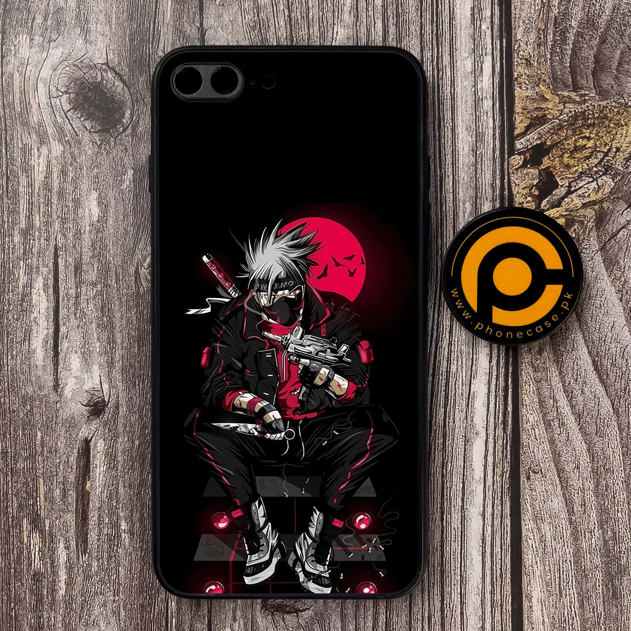 iPhone 7 Plus/ 8 Plus - Anime Series - Premium Metal Printed soft Bumper shock Proof Case