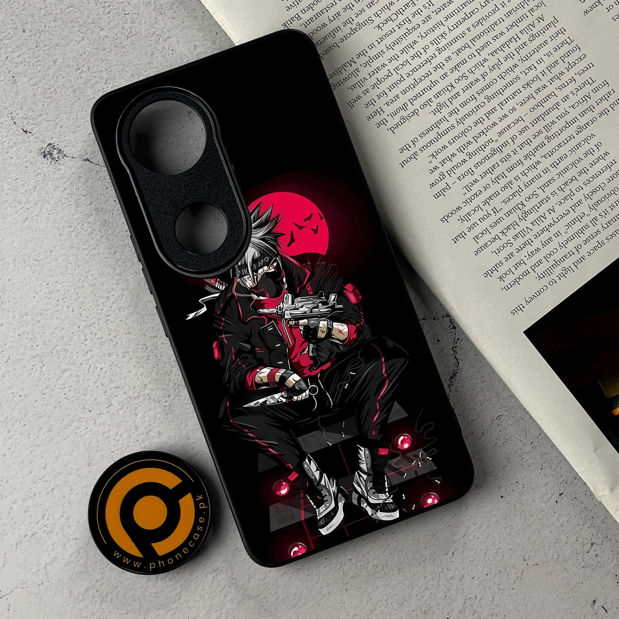 Vivo V50 - Anime Series - Premium Metal Printed Soft Bumper Shockproof Case