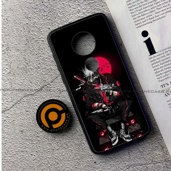 Moto G7 - Anime Design 9  - Premium Printed Glass soft Bumper shock Proof Case CS-33304