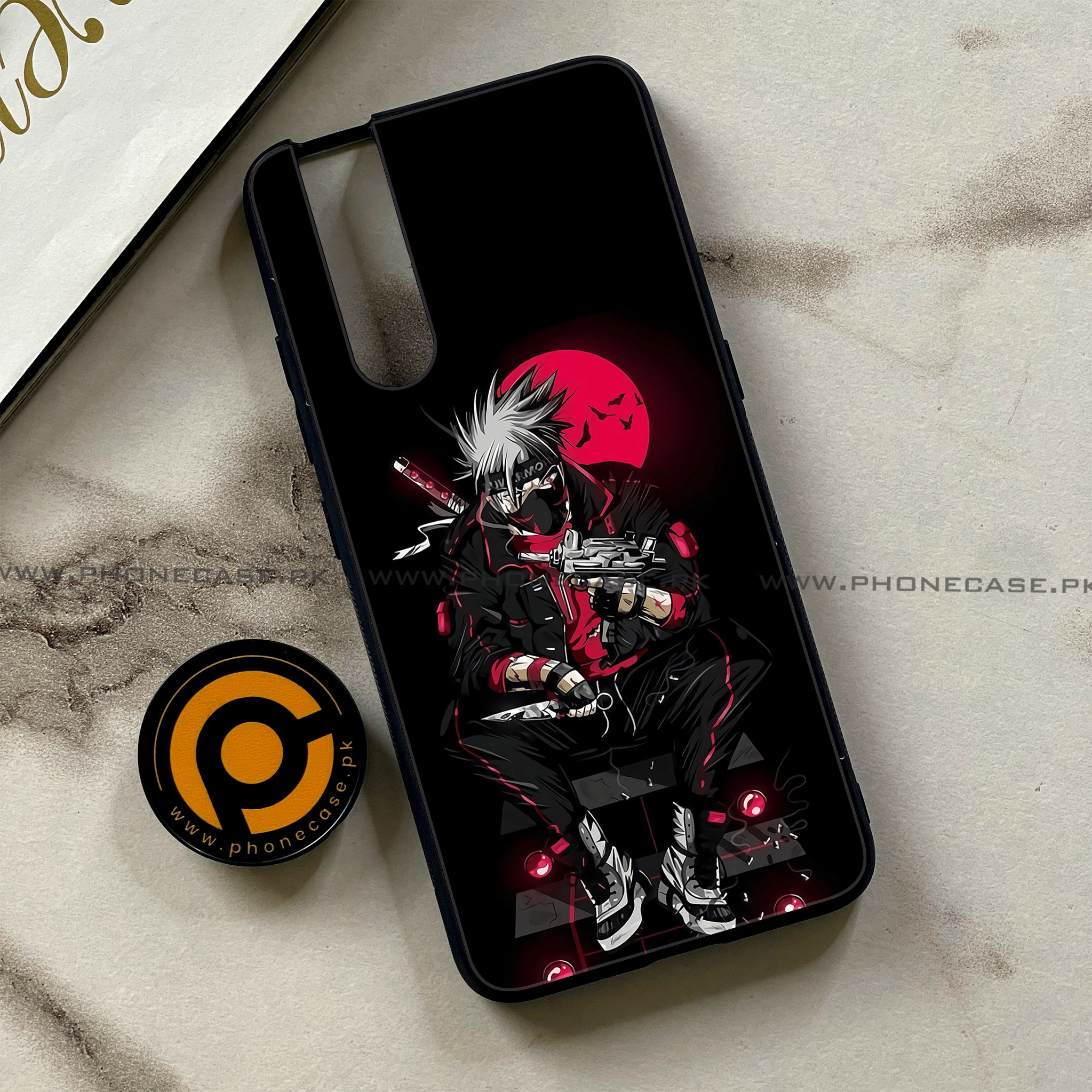 Vivo V15 Pro - Anime Series - Premium Printed Glass soft Bumper shock Proof Case