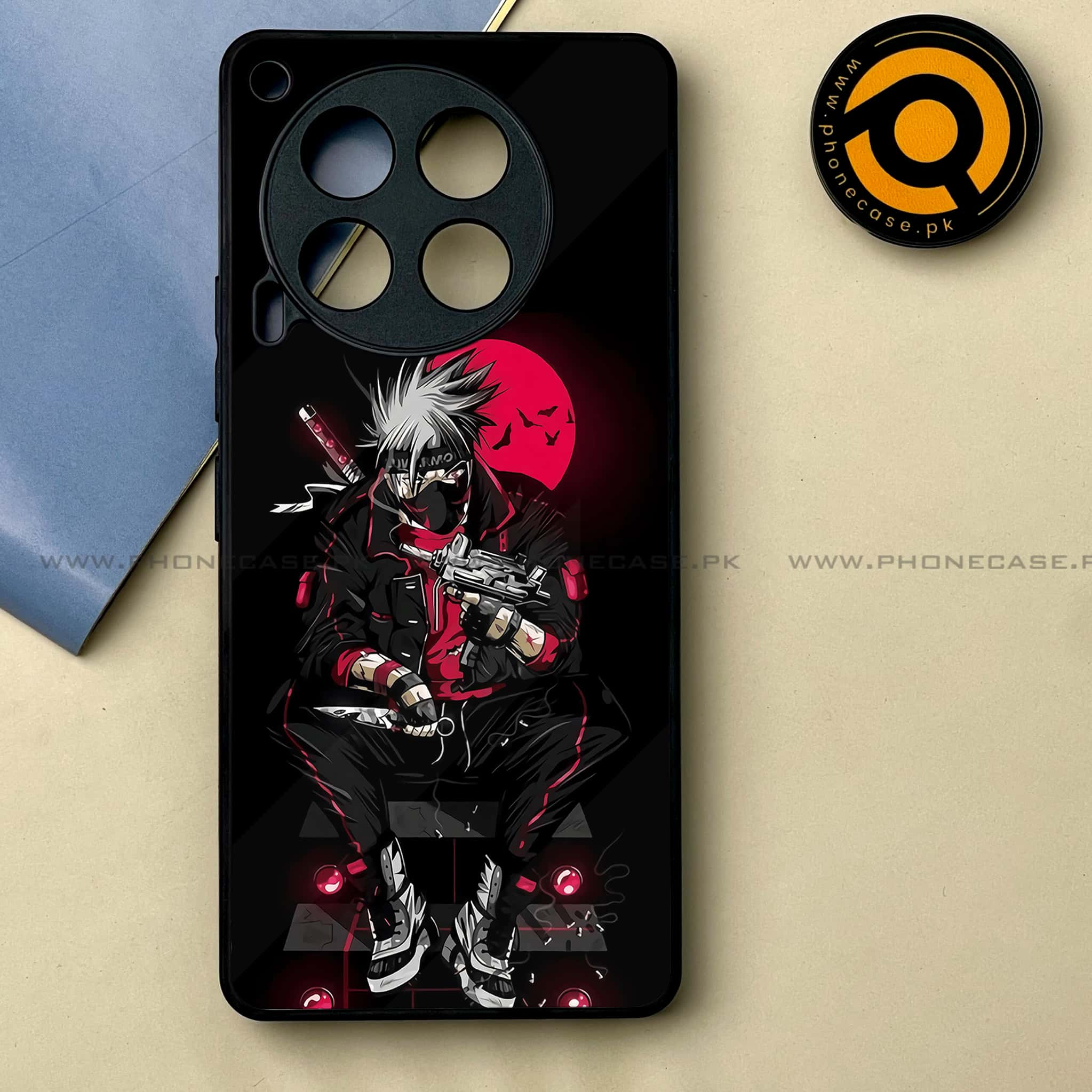 Tecno Camon 30 - Anime Series -  Premium Printed Metal soft Bumper shock Proof Case