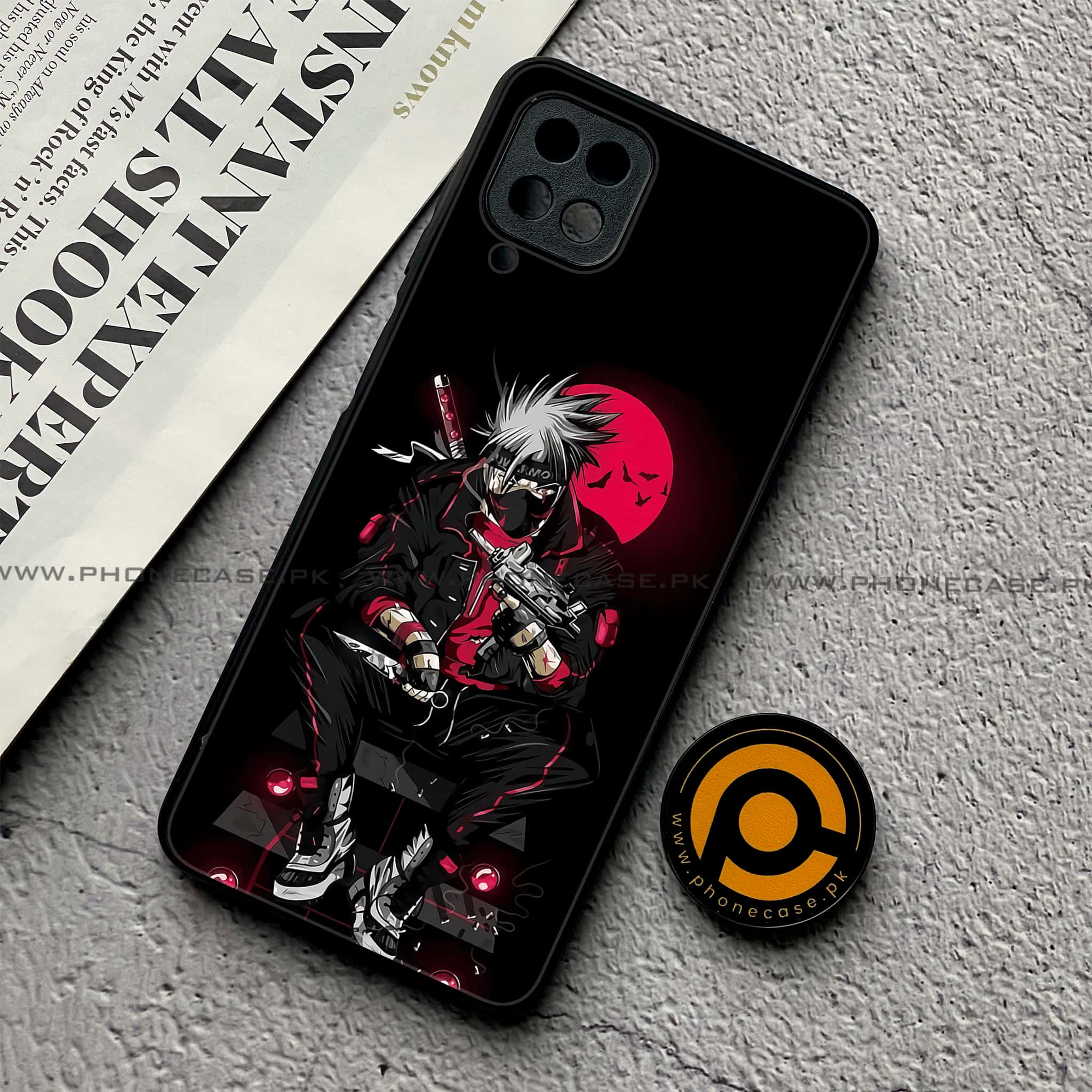 Samsung Galaxy A12 / A12 Nacho - Anime Series - Premium Printed Glass soft Bumper shock Proof Case