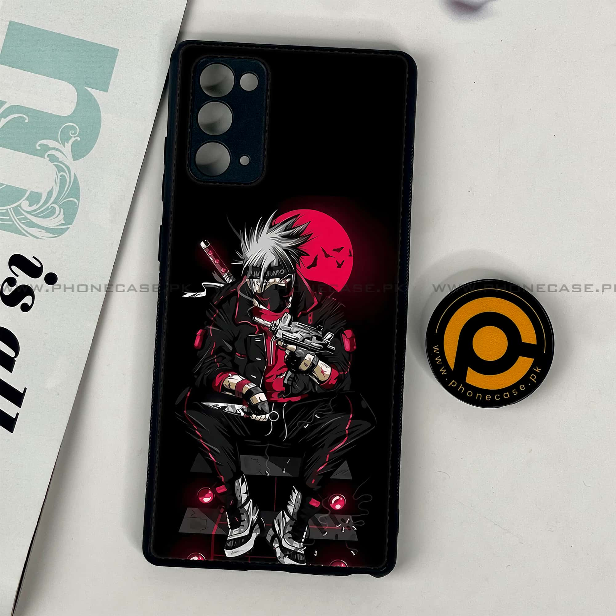 Samsung Galaxy Note 20 - Anime Series - Premium Printed Glass soft Bumper shock Proof Case