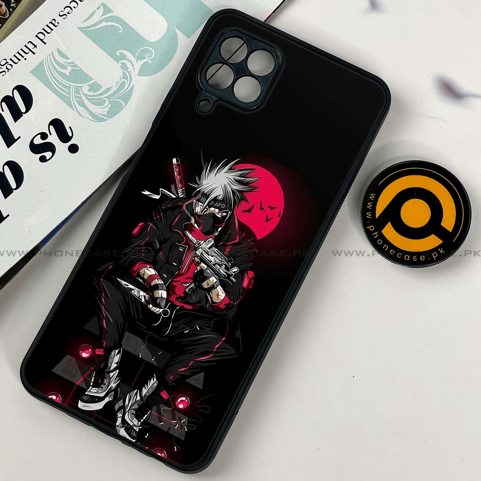 Samsung Galaxy A22 - Anime Series - Premium Printed Glass soft Bumper shock Proof Case