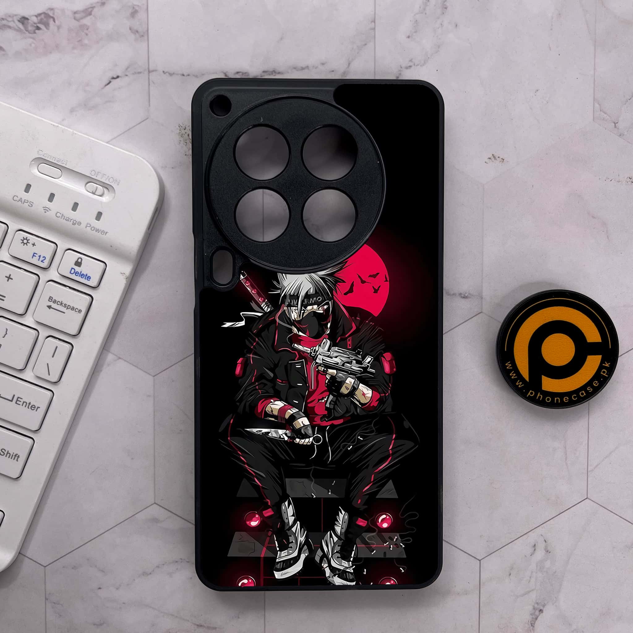 Tecno Camon 30 Premier - Anime Series - Premium Metal Printed soft Bumper shock Proof Case