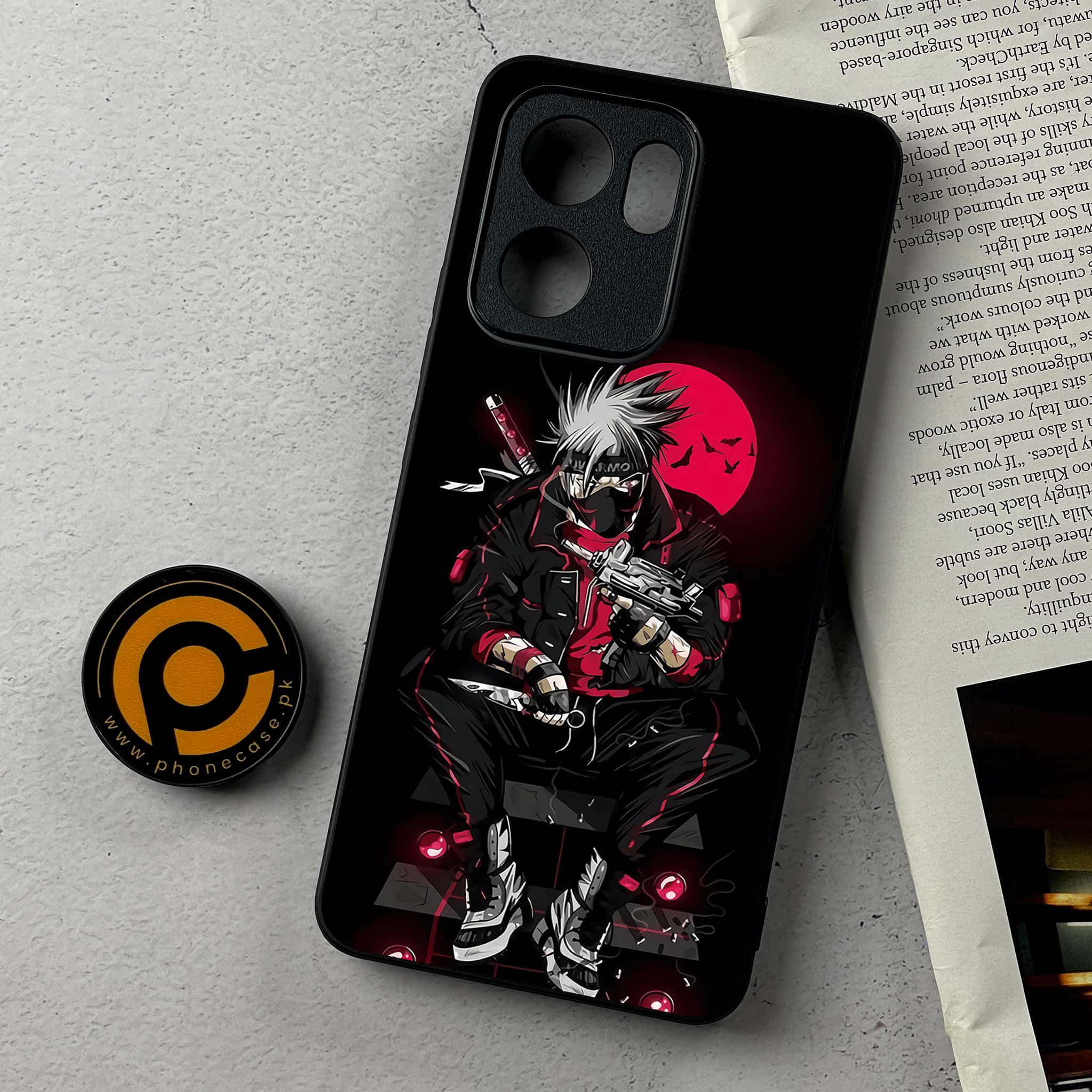 Oppo Reno 13F - Anime Series - Premium Metal Printed Soft Bumper Shockproof Case