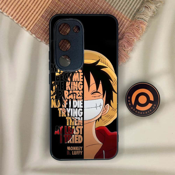 Tecno Spark 40 Pro Plus - Anime - Premium Metal Printed soft Bumper shock Proof Case
