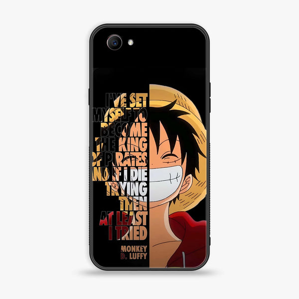 Oppo F7 Youth - Anime - Premium Printed Glass soft Bumper shock Proof Case