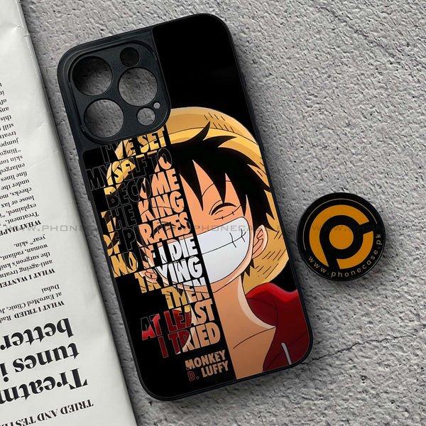 iPhone 15 Pro Max - Anime - Premium Metal Printed soft Bumper shock Proof Case