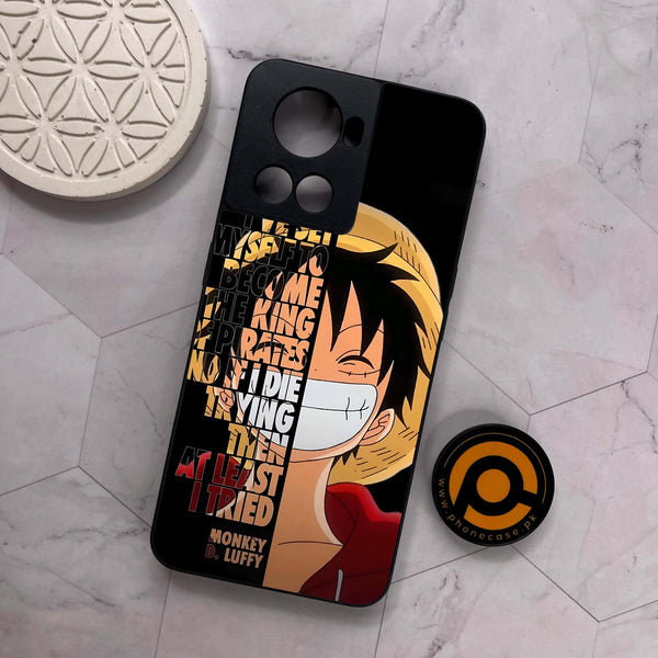 OnePlus 10R -  Anime  - Premium Metal Printed soft Bumper shock Proof Case